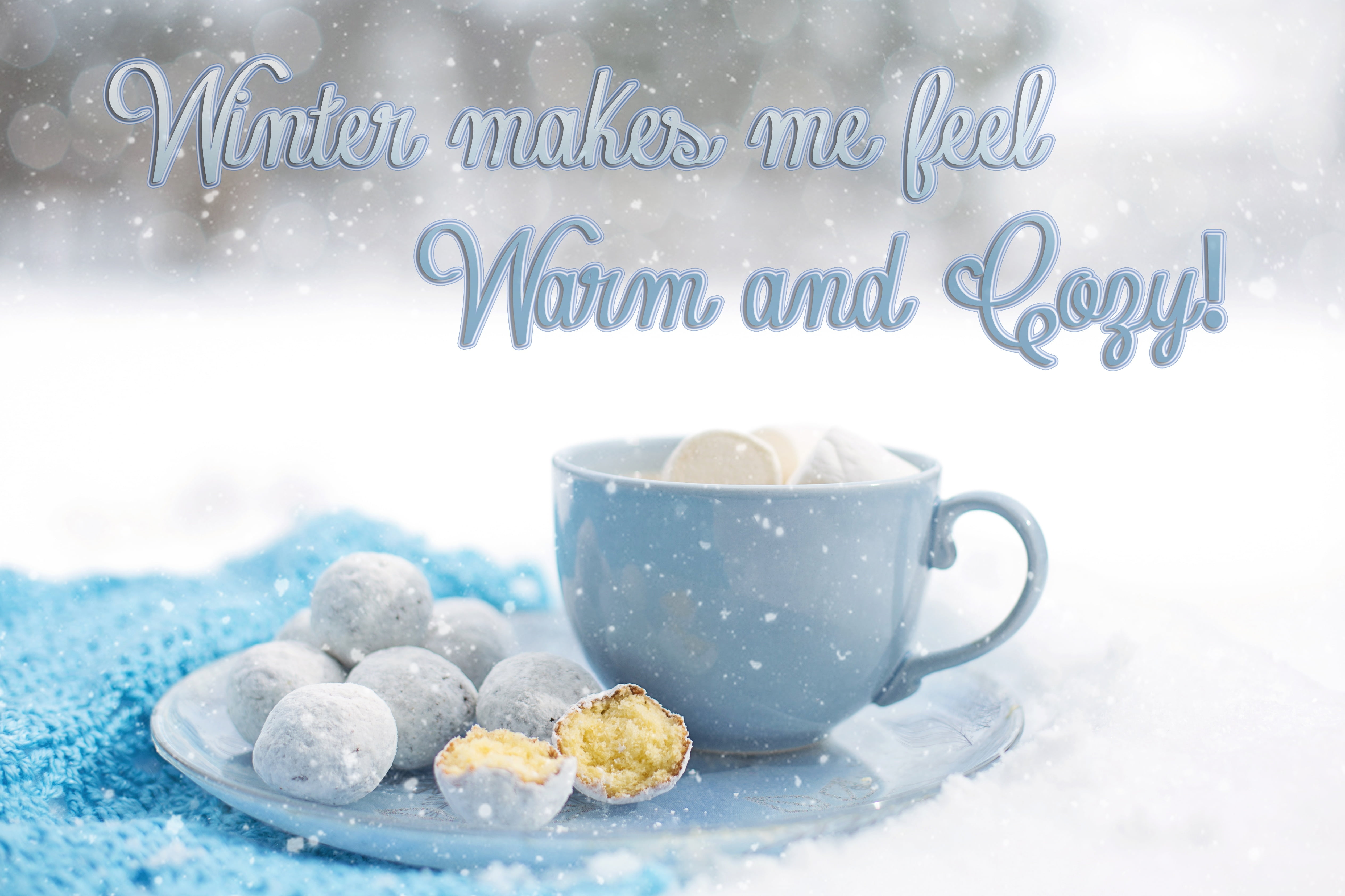 food and drink, sweet, celebration, hot chocolate, tasty, western script, no people, doughnut holes, warm, christmas, cocoa, delicious, cup, food, communication, HD Wallpaper