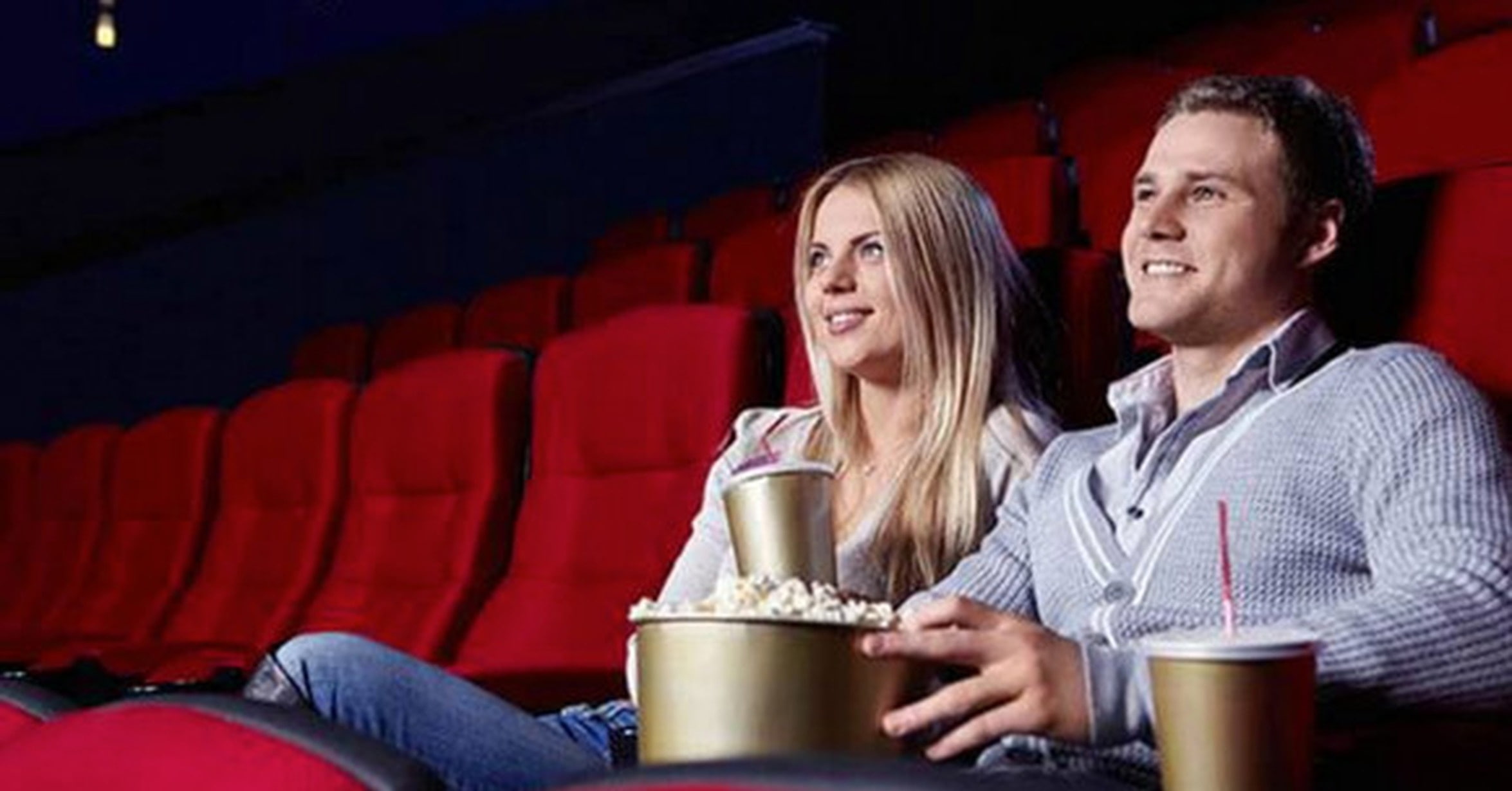cine, palomitas, 1080P, novios, visita, HD Wallpaper