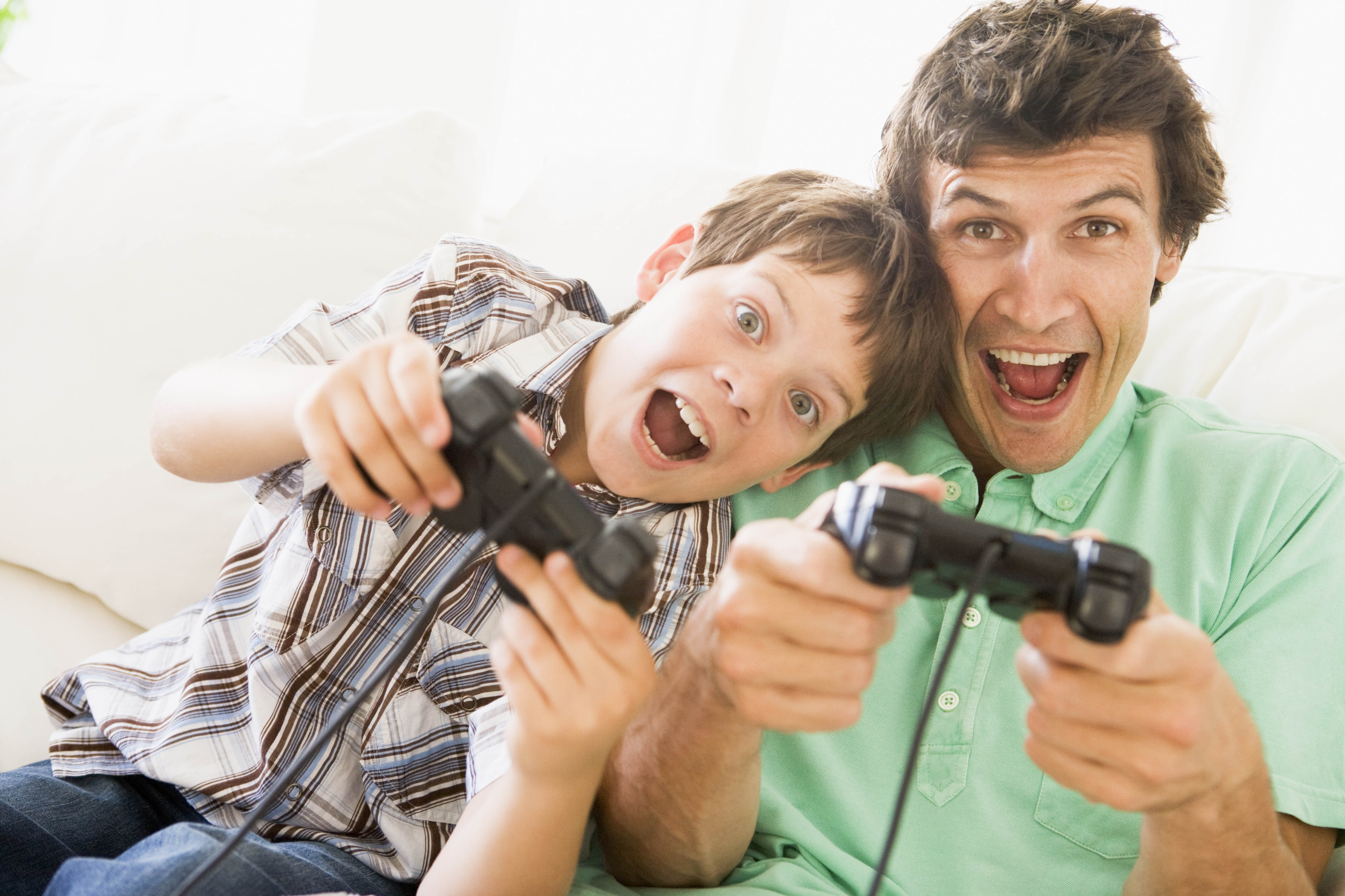 family, holding, black, equipment, females, aggression, family with One Child, child, fun, males, two, mid Adult, console, adult, excitement, dualhock, HD Wallpaper