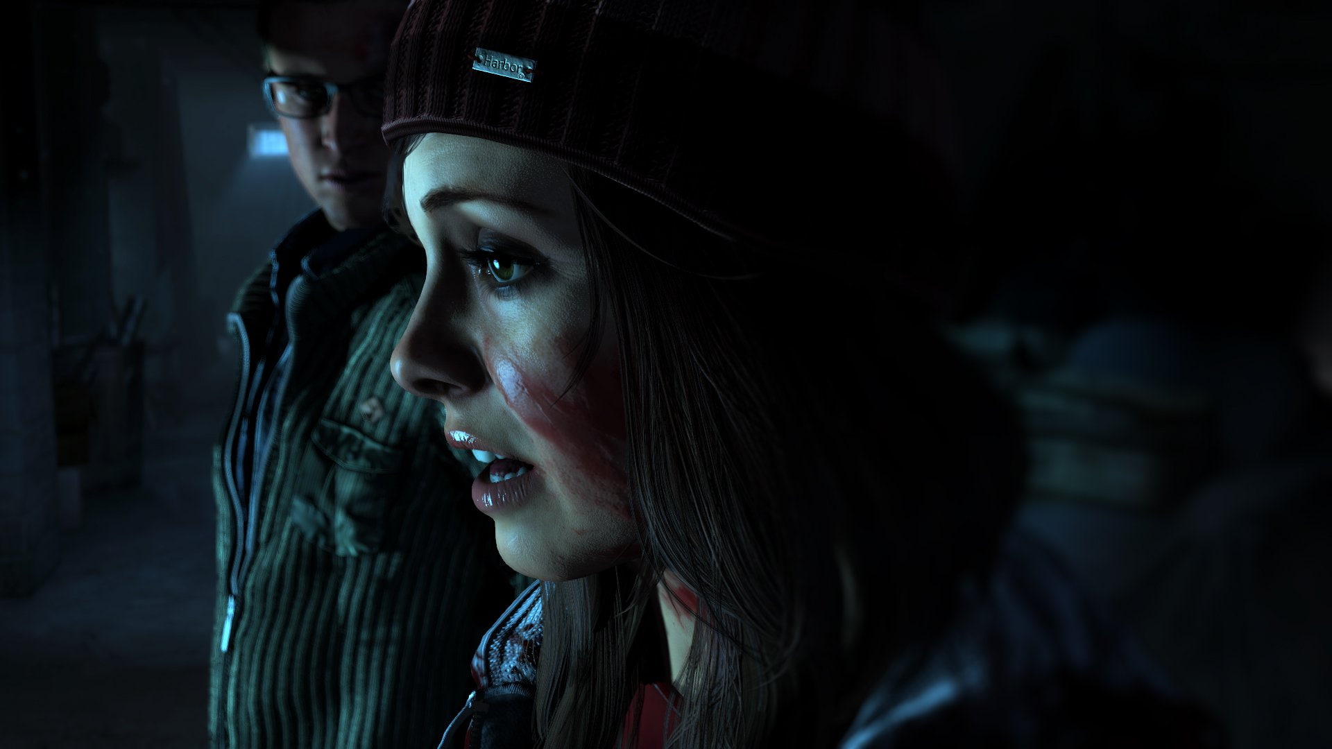 woman, face, blood, 1080P, dawn, until dawn, HD Wallpaper