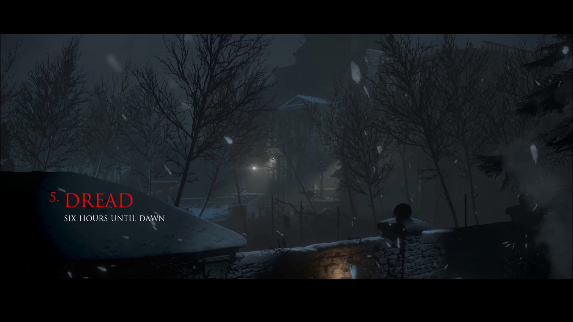 Until Dawn, video games, text, Computer Game, illuminated, cold temperature, plant, western script, transfer print, building exterior, 1080P, outdoors, HD Wallpaper