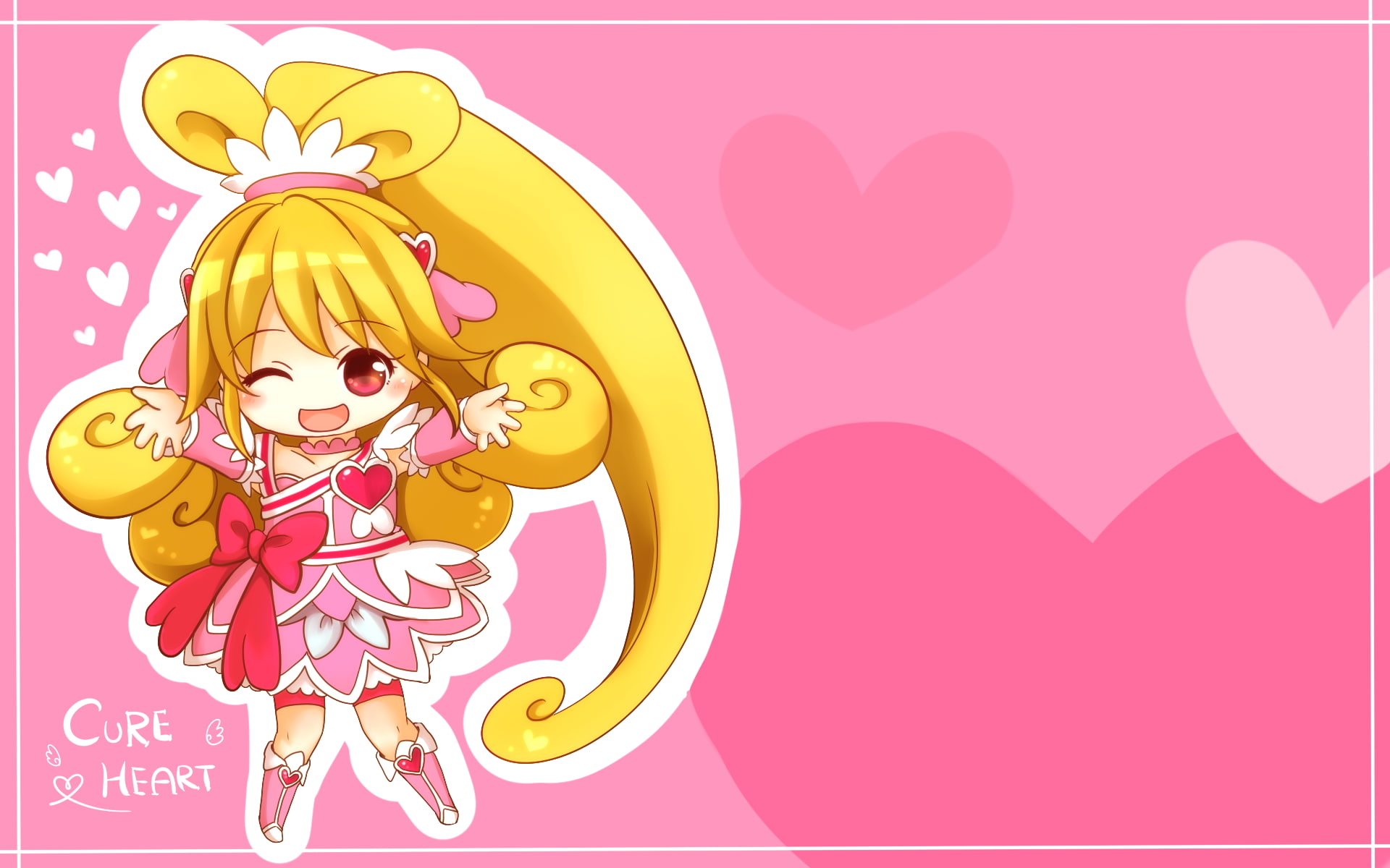 precure, 1080P, dokidoki, HD Wallpaper