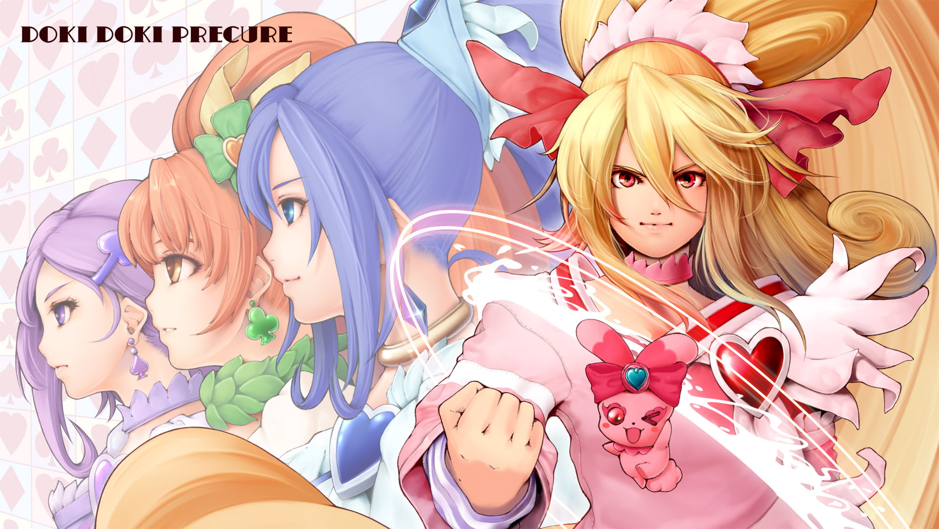 dokidoki, precure, 1080P, HD Wallpaper
