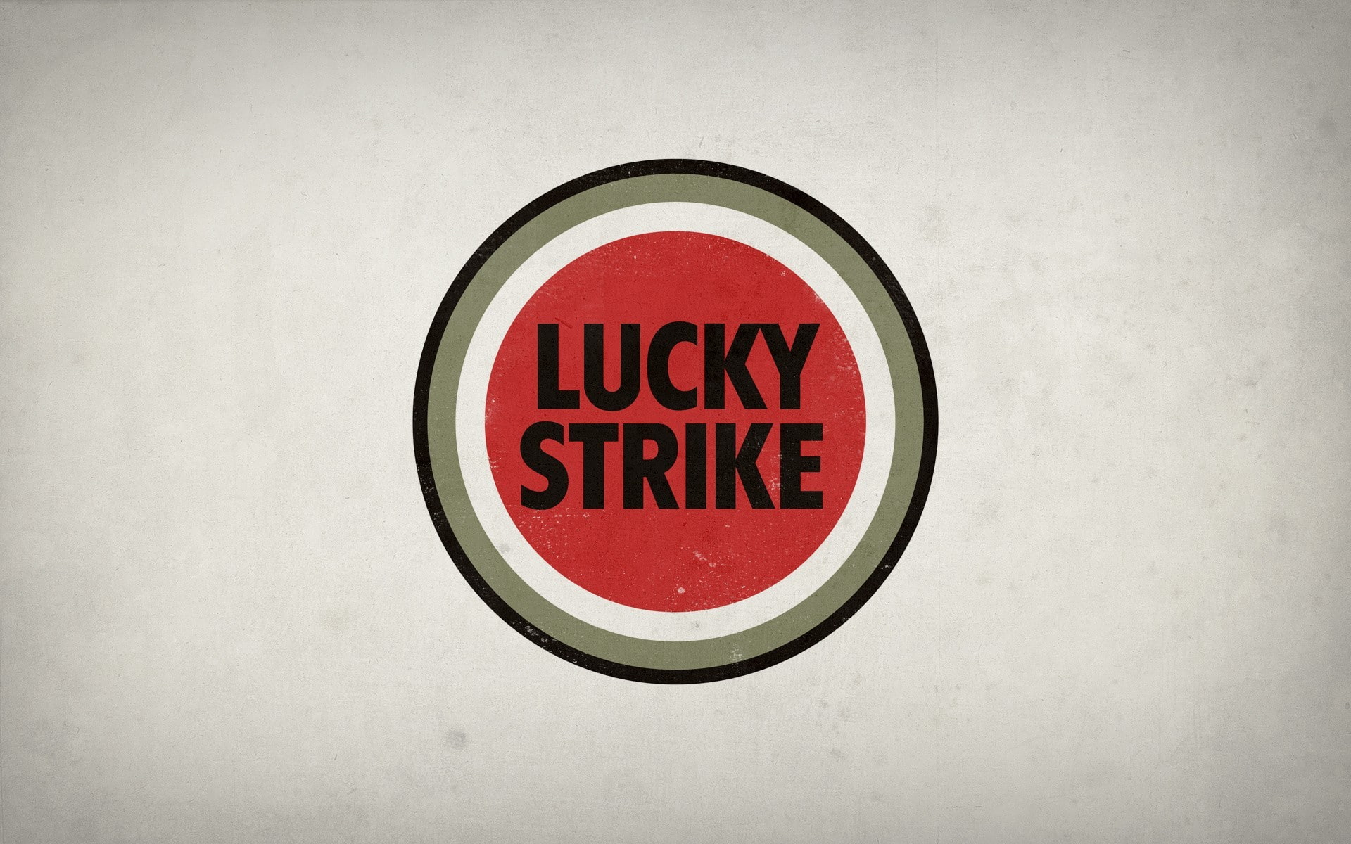 message, no people, information, Lucky Strike, circle, geometric shape, red, western script, logo, white color, wall, shape, indoors, sign, capital letter, HD Wallpaper