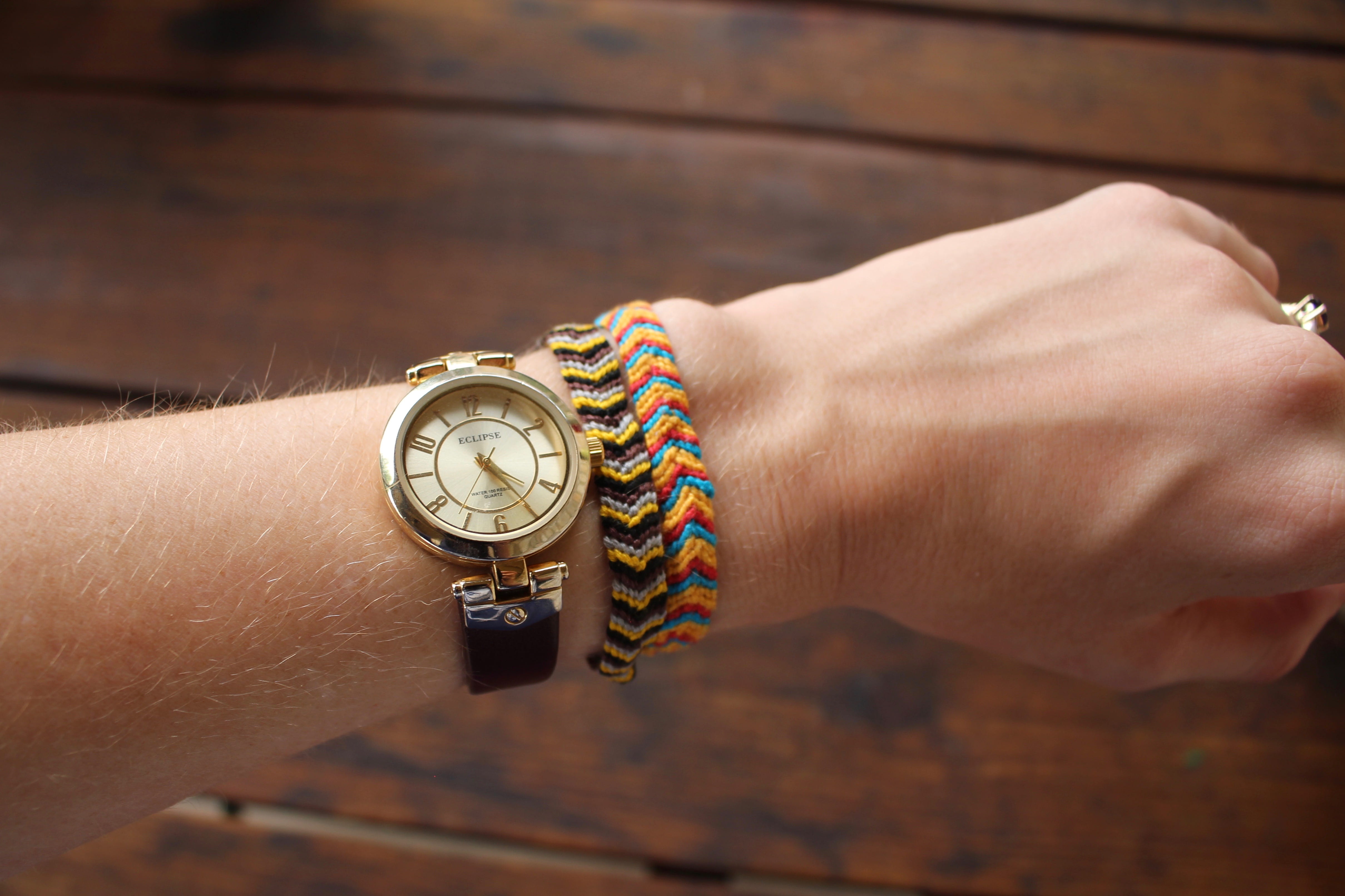 4K, one person, time, colored, bracelet, personal accessory, human limb, round, gold, checking the time, watch, men, wearing, human joint, adult, body part, HD Wallpaper