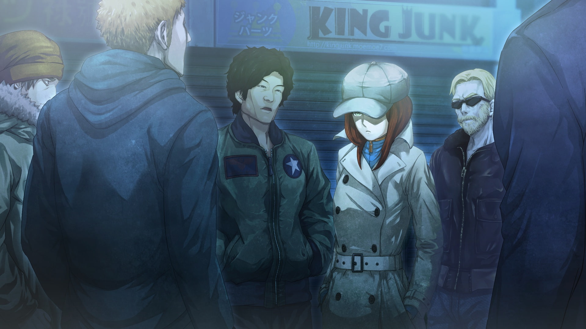 brown, steins;gate, game, konachan, eyes, green, com, hair, zero, glasses, suzuha, hat, group, long, blonde, huke, black, 1080P, male, amane, 257658, HD Wallpaper
