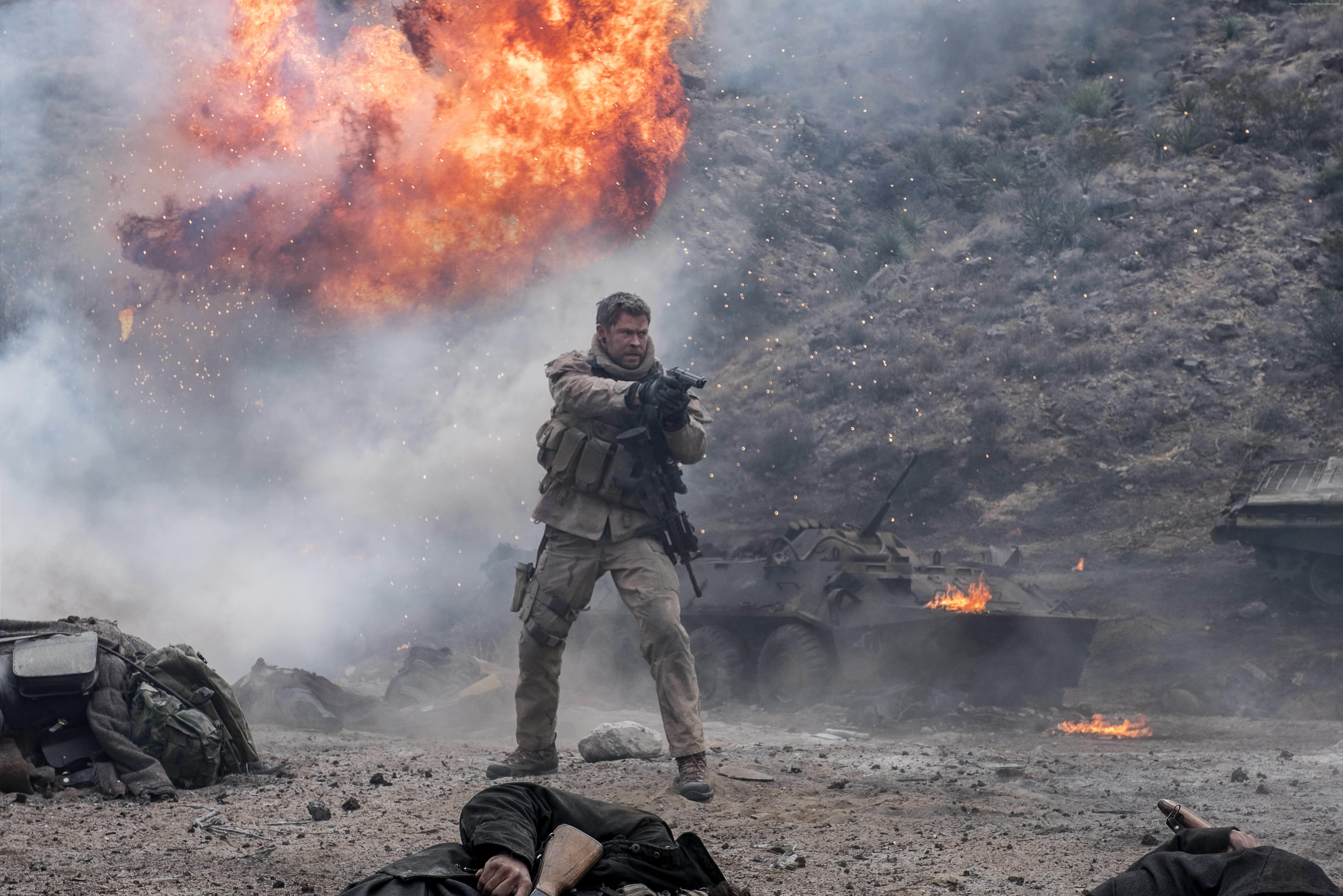 Chris Hemsworth, 5K, 12 Strong, 5k, HD Wallpaper