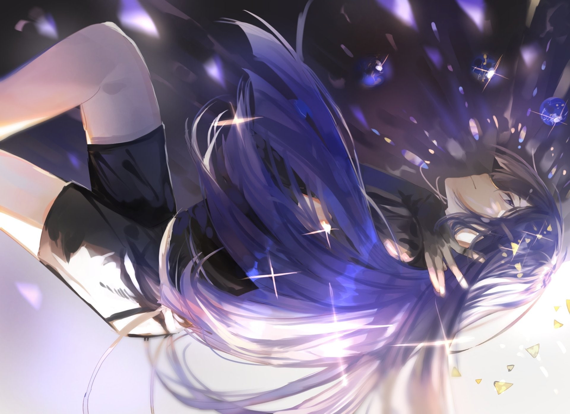 1080P, Houseki no Kuni, Lapis Lazuli (Houseki no Kuni), Anime, HD Wallpaper
