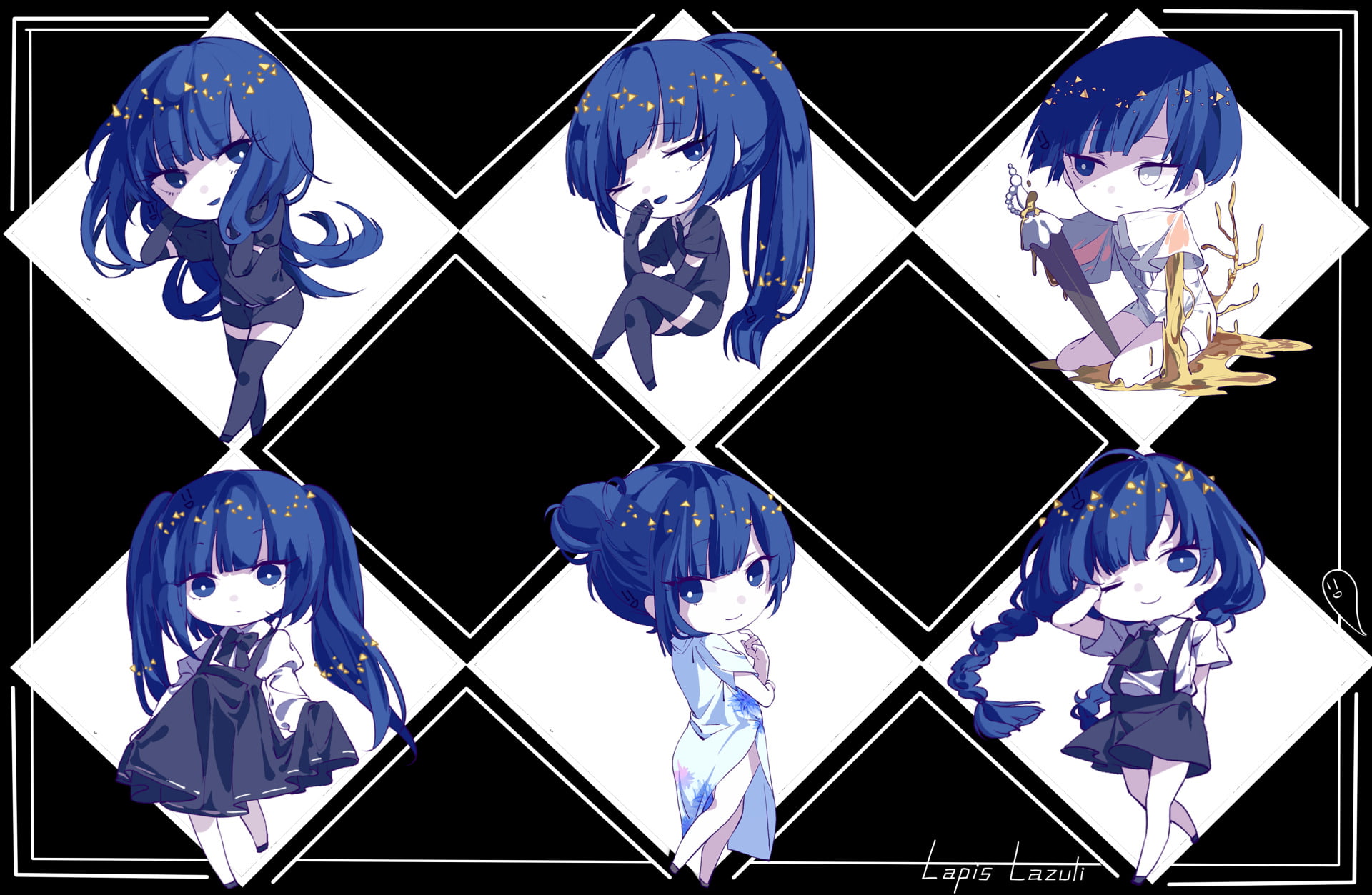 Houseki no Kuni, 1080P, Anime, Lapis Lazuli (Houseki no Kuni), HD Wallpaper