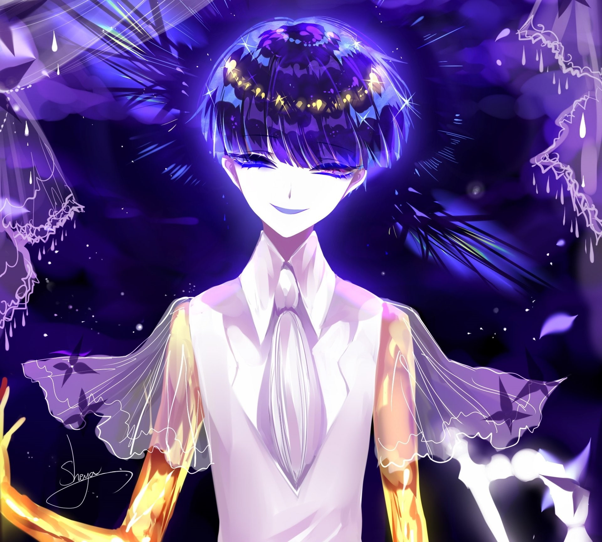 1080P, Anime, Houseki no Kuni, Lapis Lazuli (Houseki no Kuni), HD Wallpaper