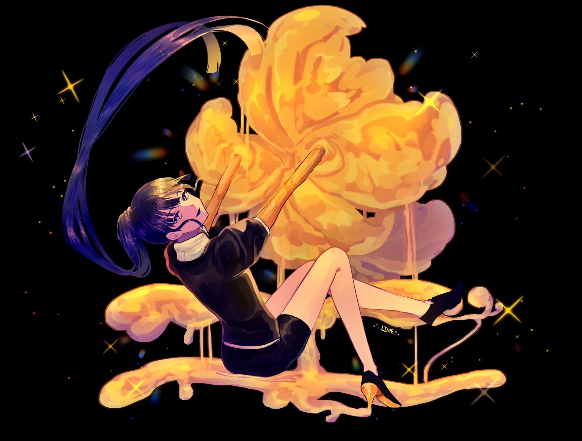1080P, Anime, Houseki no Kuni, Lapis Lazuli (Houseki no Kuni), HD Wallpaper