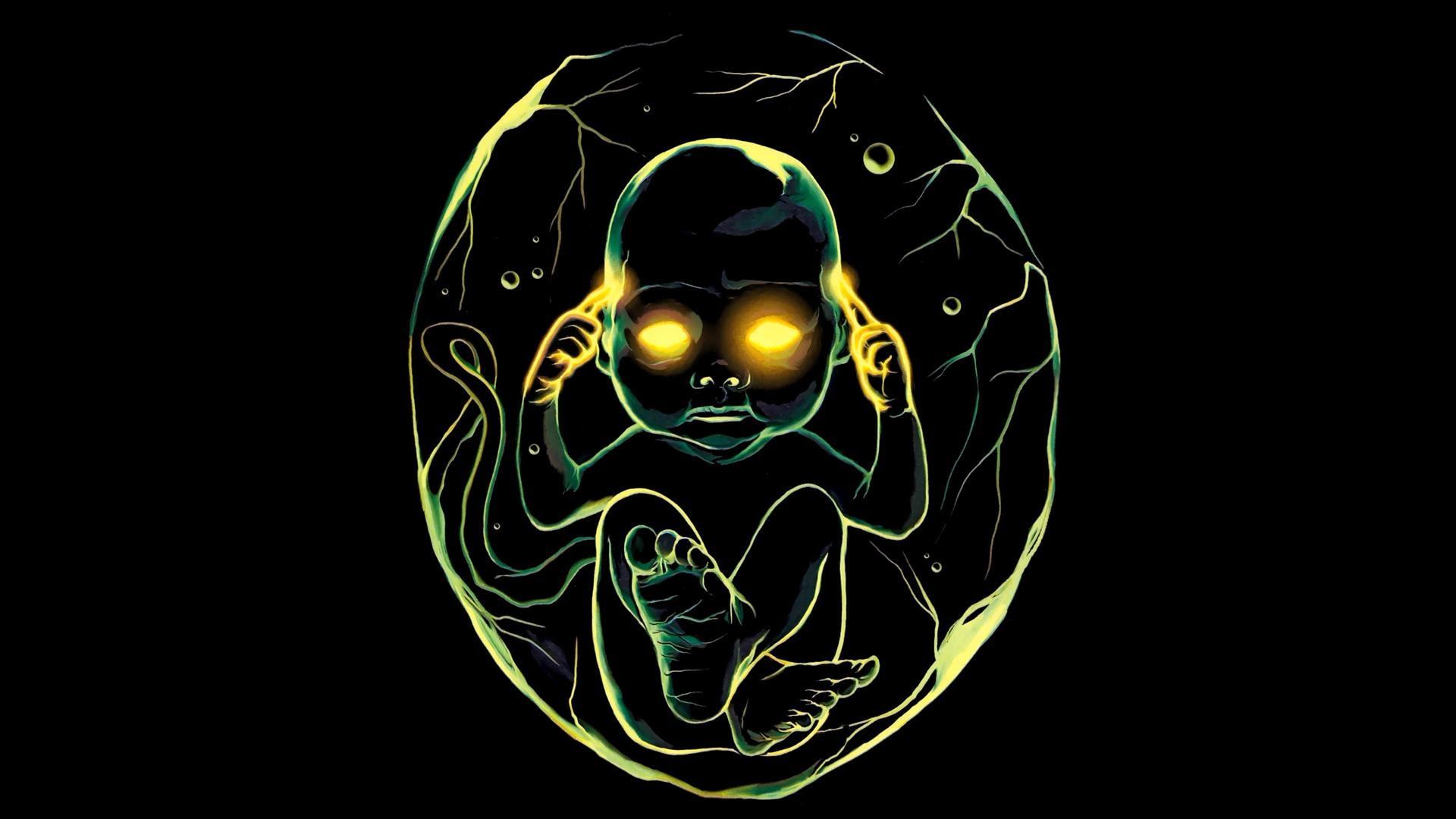 1920x1080, thinking, artistic, baby, 1080P, painting, super, powers, future, HD Wallpaper