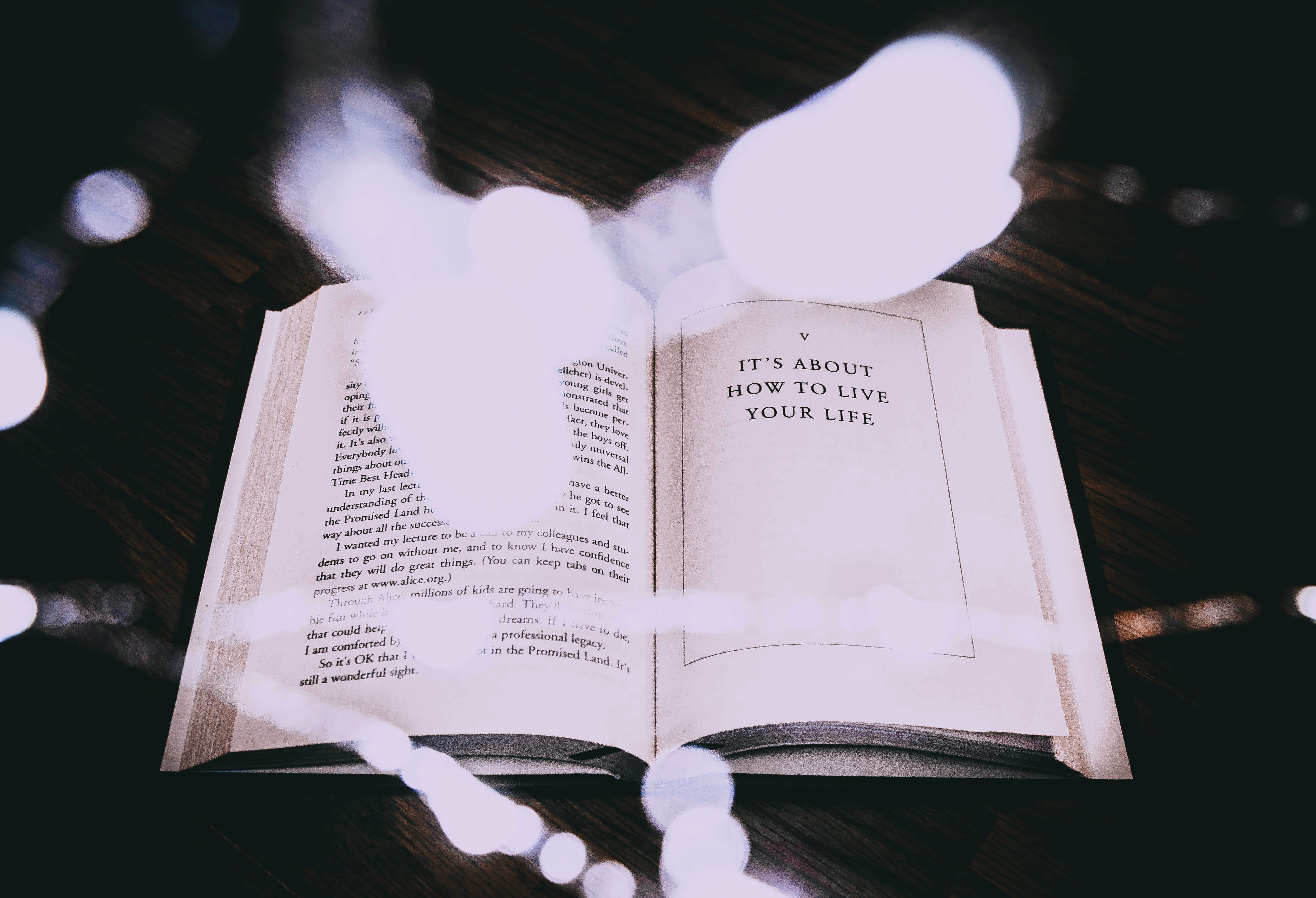 minmal, close-up, reading, wood, communication, indoors, hardwood, novel, book, opened, high angle view, paper, live, fairy light, creativity, modern, real people, HD Wallpaper