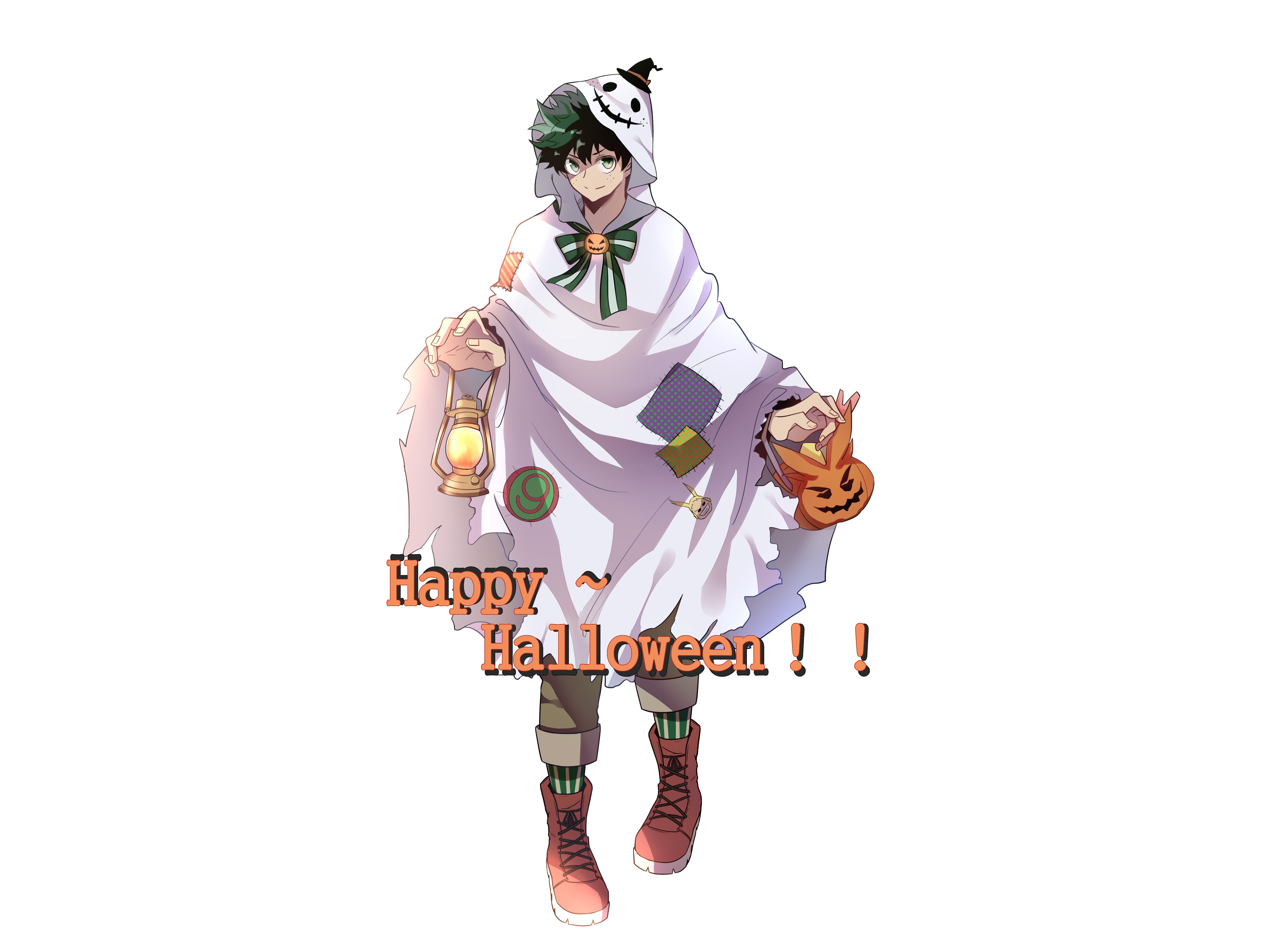 Boku no Hero Academy, 5K, Pixiv, Fanart, Izuku Midoriya, HD Wallpaper