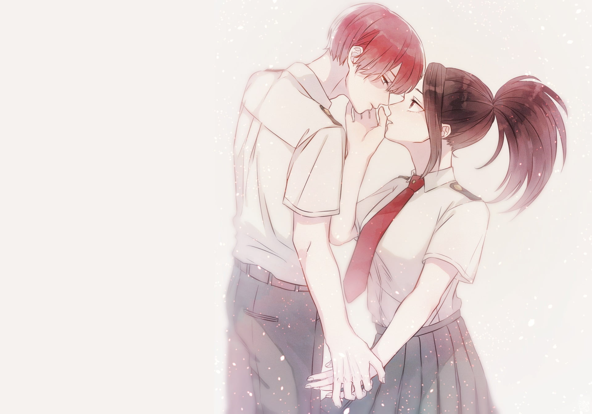 Todoroki Shouto, Fanart, My Hero Academia, Fanart From Pixiv, TodoMomo, Presence Of Momo, Boku no Hero Academy, 1080P, Pixiv, HD Wallpaper