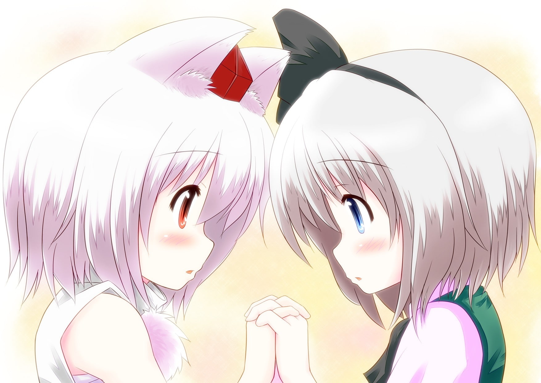 art, detached, sleeves, hd, animal ears, tengu, animal, 720P, momiji, Touhou, inubashiri, ears, anime, hot, x, HD Wallpaper