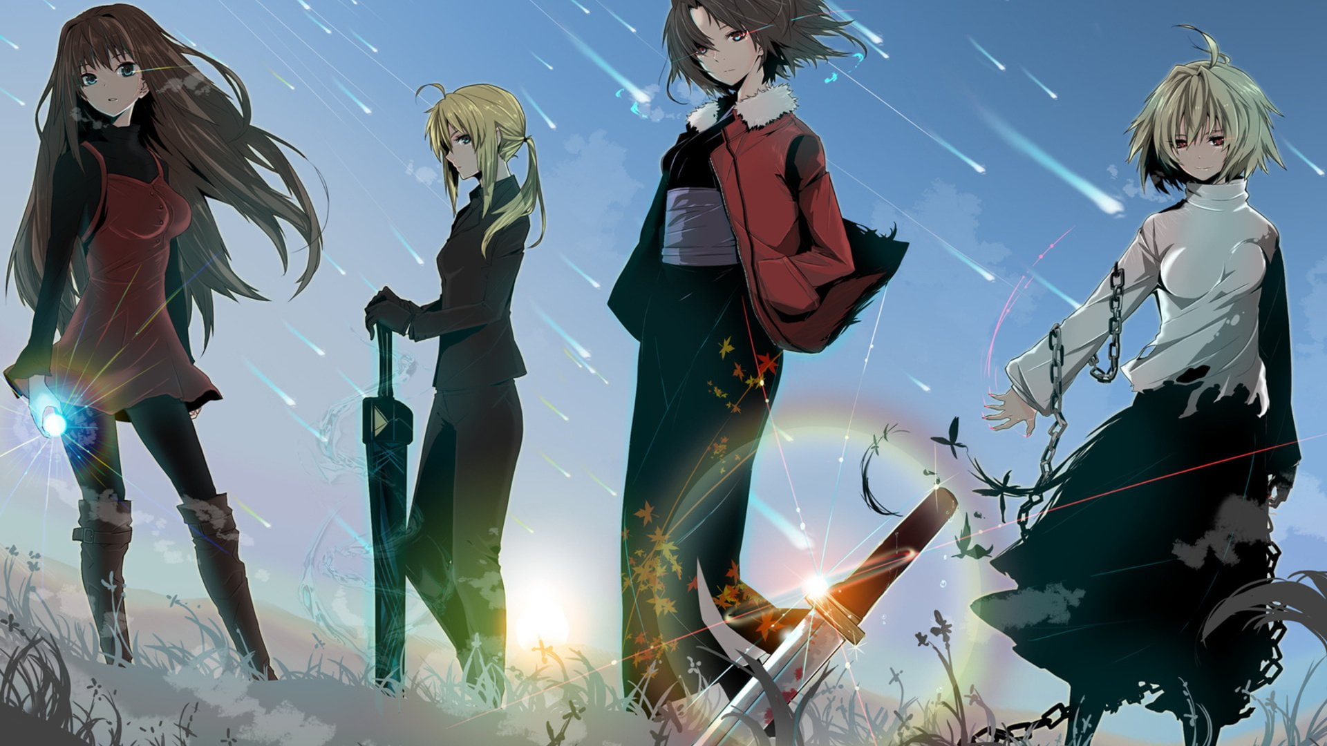 Mahōtsukai no Yoru, Fate/Stay Night, The Garden of Sinners, Aoko Aozaki, Shingetsutan Tsukihime, 1080P, Anime, Arcueid Brunestud, Fate/Zero, Shiki Ryougi, HD Wallpaper