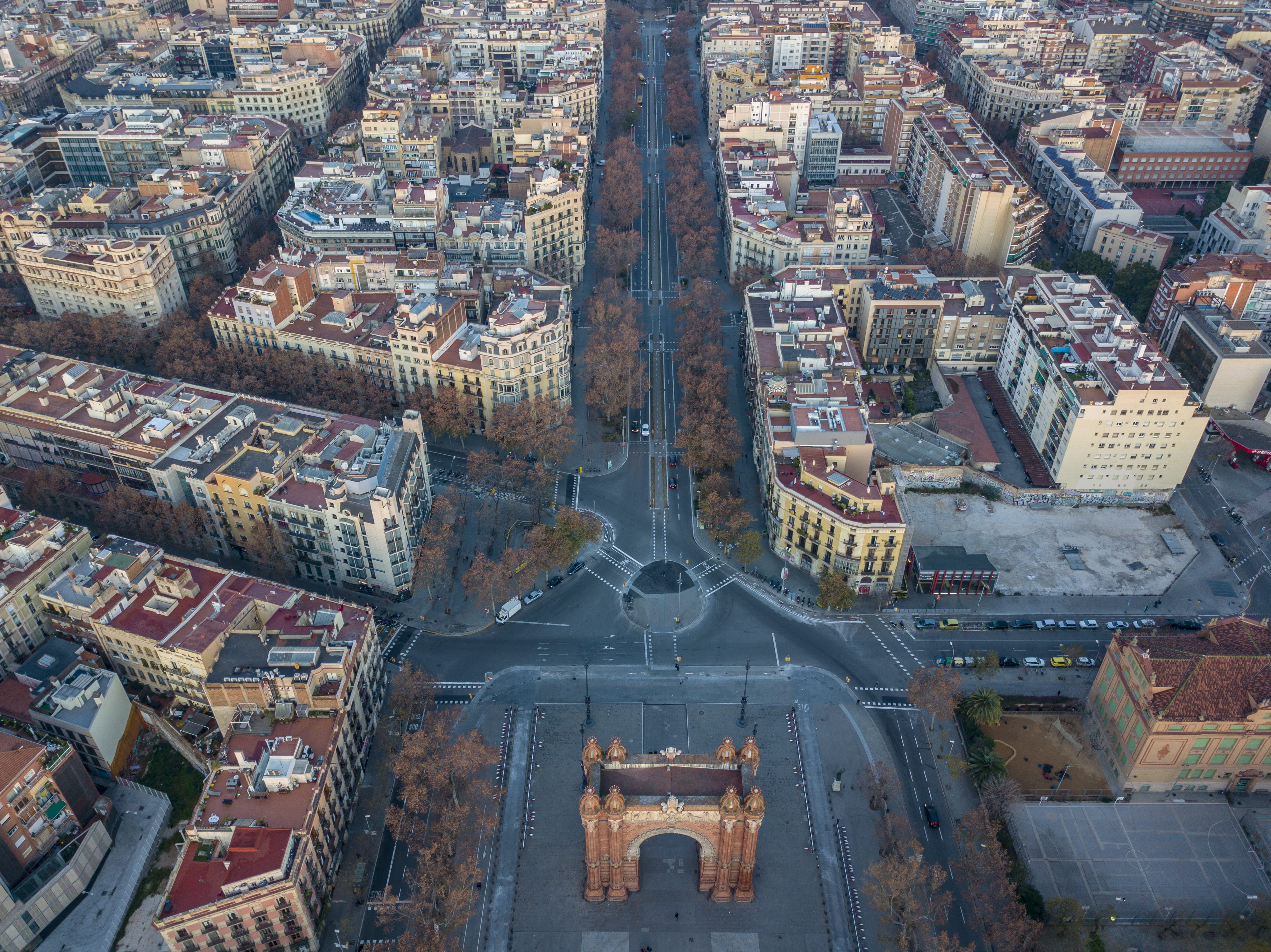 place of worship, landscape, urban, building, travel destinations, dji, transportation, road, intersection, built structure, day, office building exterior, HD Wallpaper