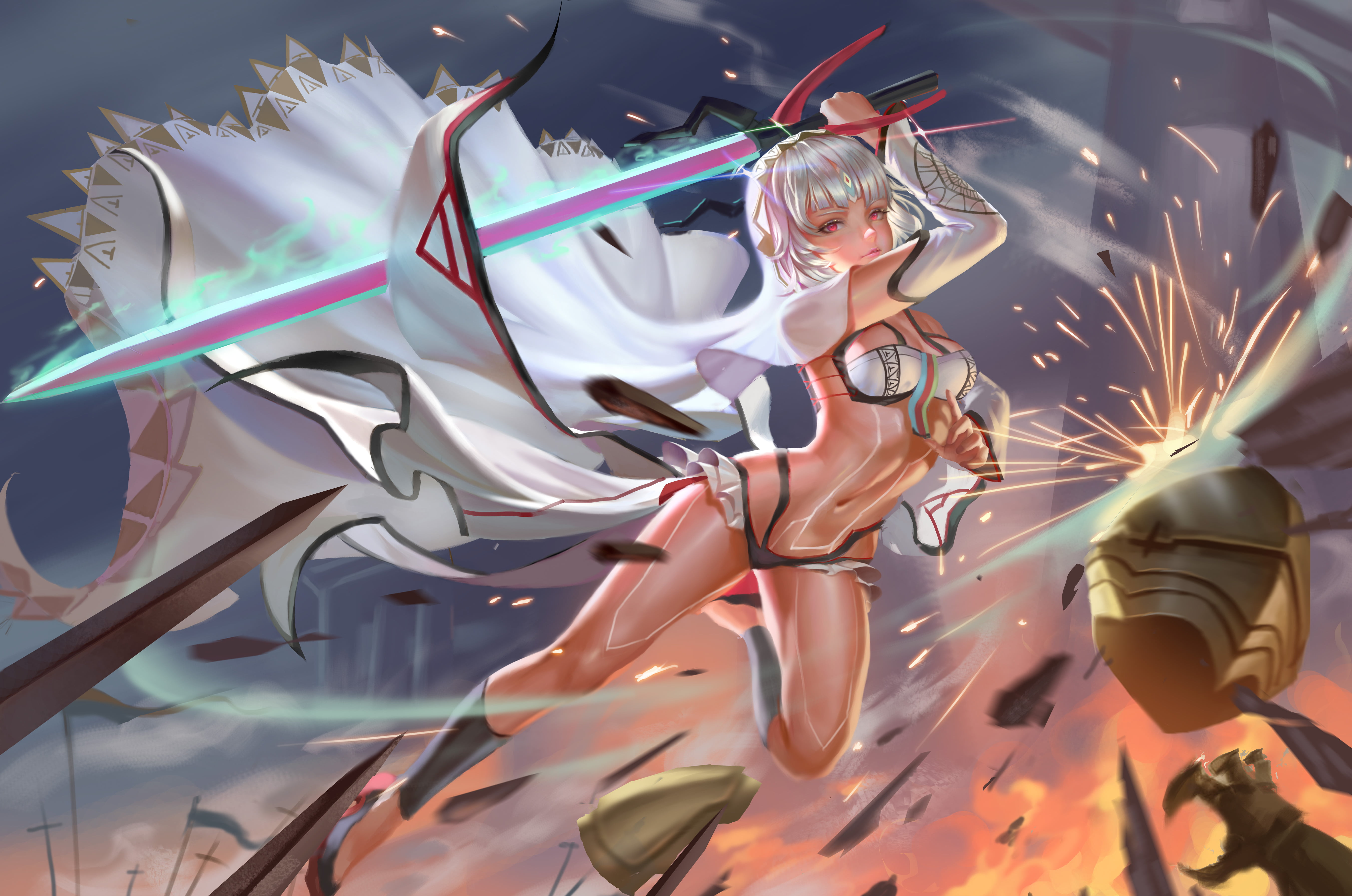 bikini, Fate Series, Altera (Fate), Fate/Grand Order, 5K, HD Wallpaper