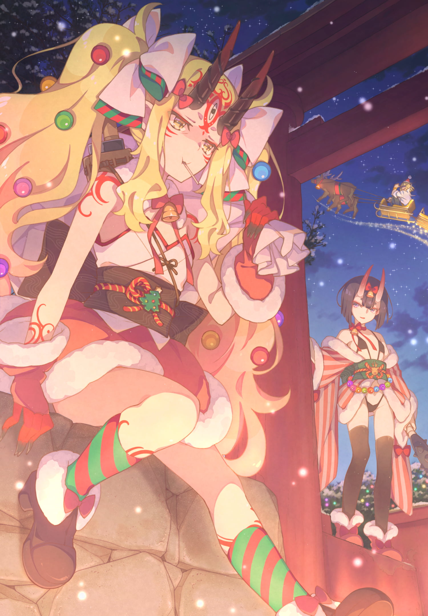 Fate/Grand Order, Fate Series, 1080P, Shuten-Doji (Fate/Grand Order), Shuten Douji (Fate/Grand Order), Ibaraki Douji, Phone HD Wallpaper