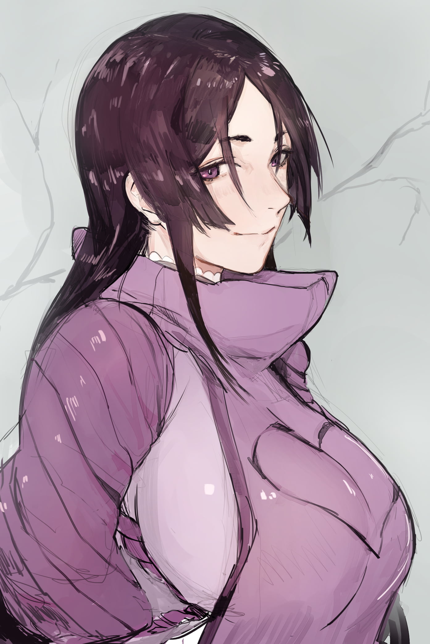 Fate/Grand Order, Fate Series, simple background, Minamoto no Yorimitsu, 1080P, anime, Minamoto no Yorimitsu (Fate), anime girls, Hirannko, Phone HD Wallpaper