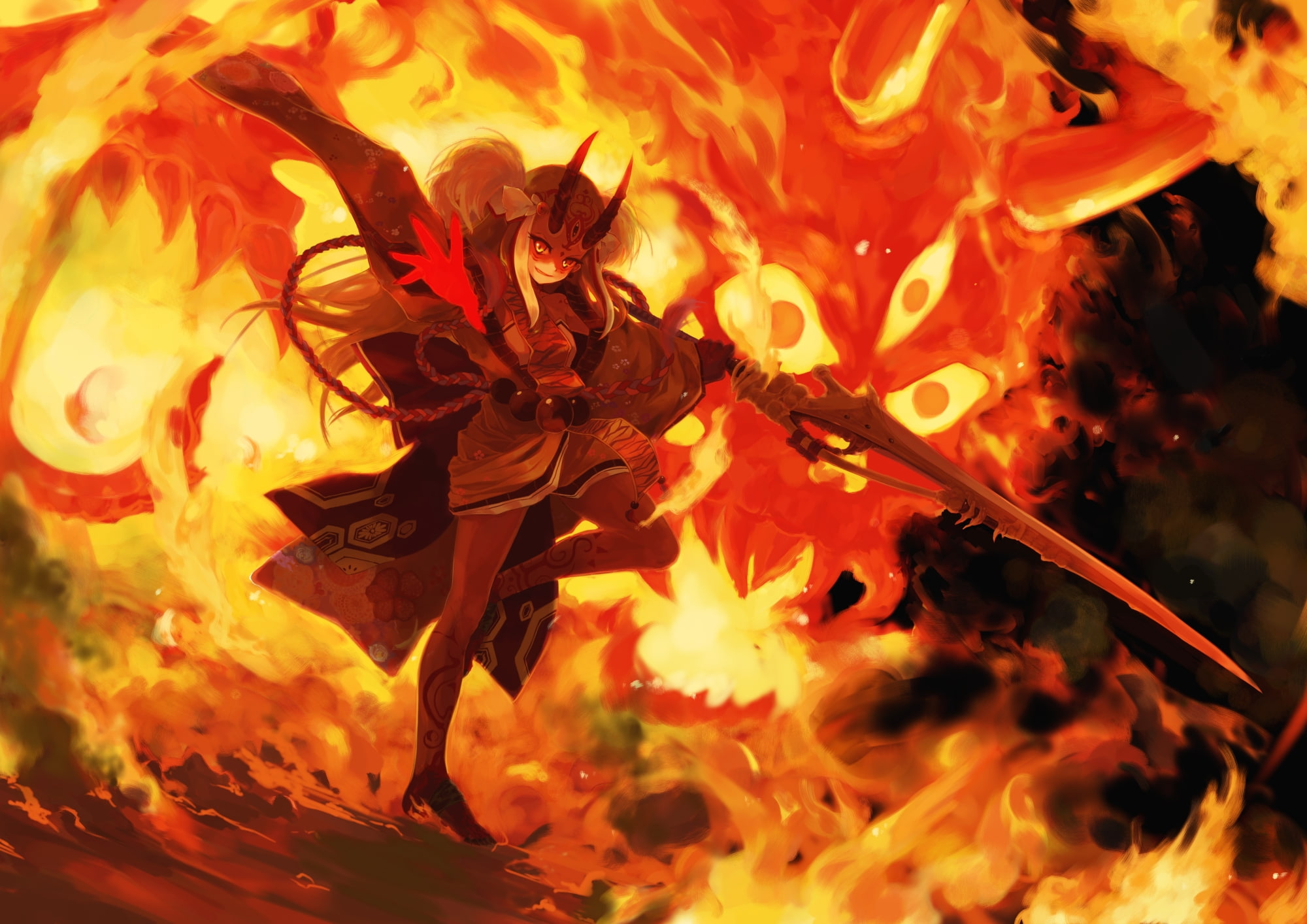 1080P, Ibaraki Douji, Fate/Grand Order, Fate Series, HD Wallpaper