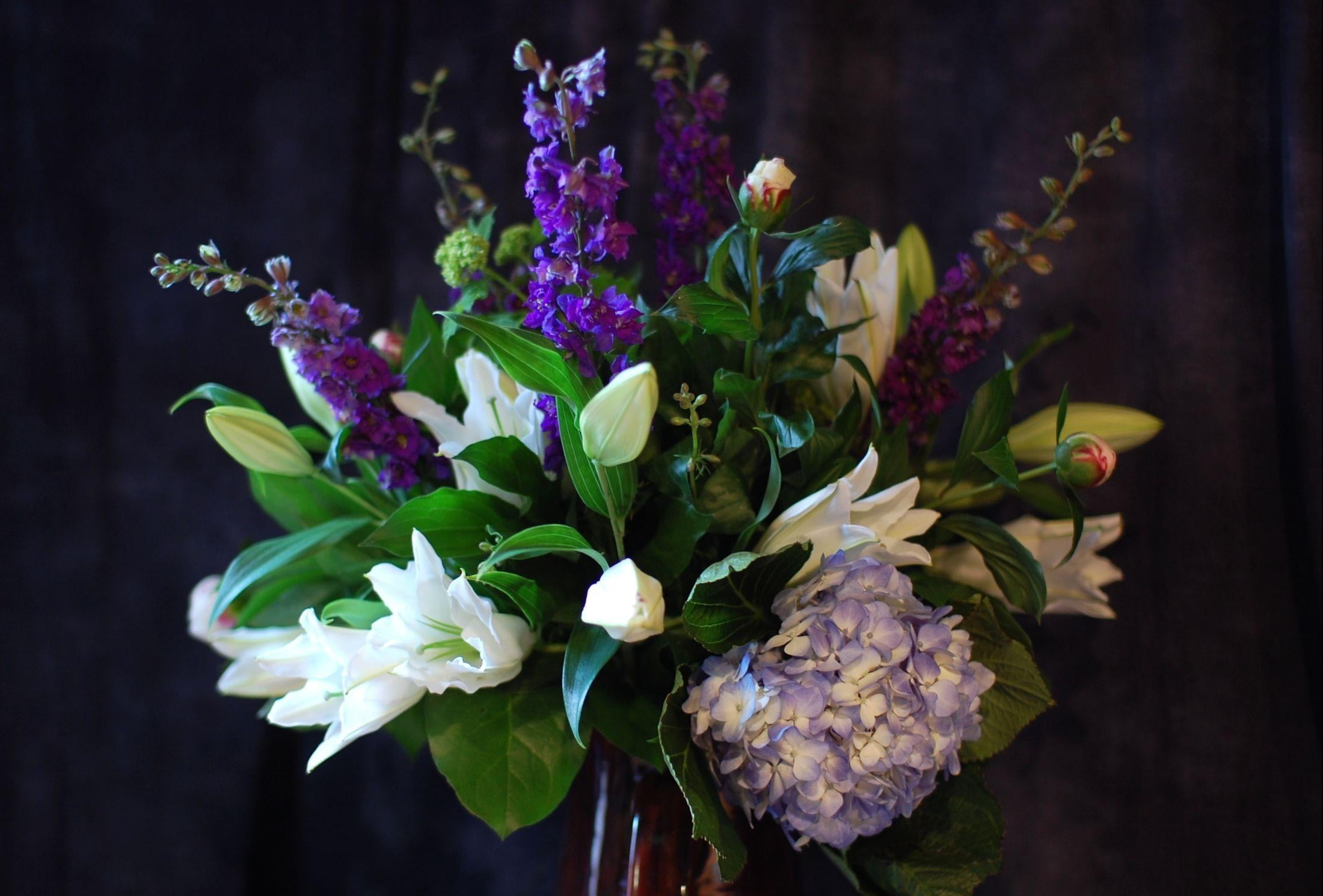multi Colored, petal, freshness, arrangement, springtime, blossom, bouquets, decoration, flowering plant, backgrounds, beauty In Nature, leaf, lilac, trumpet, HD Wallpaper