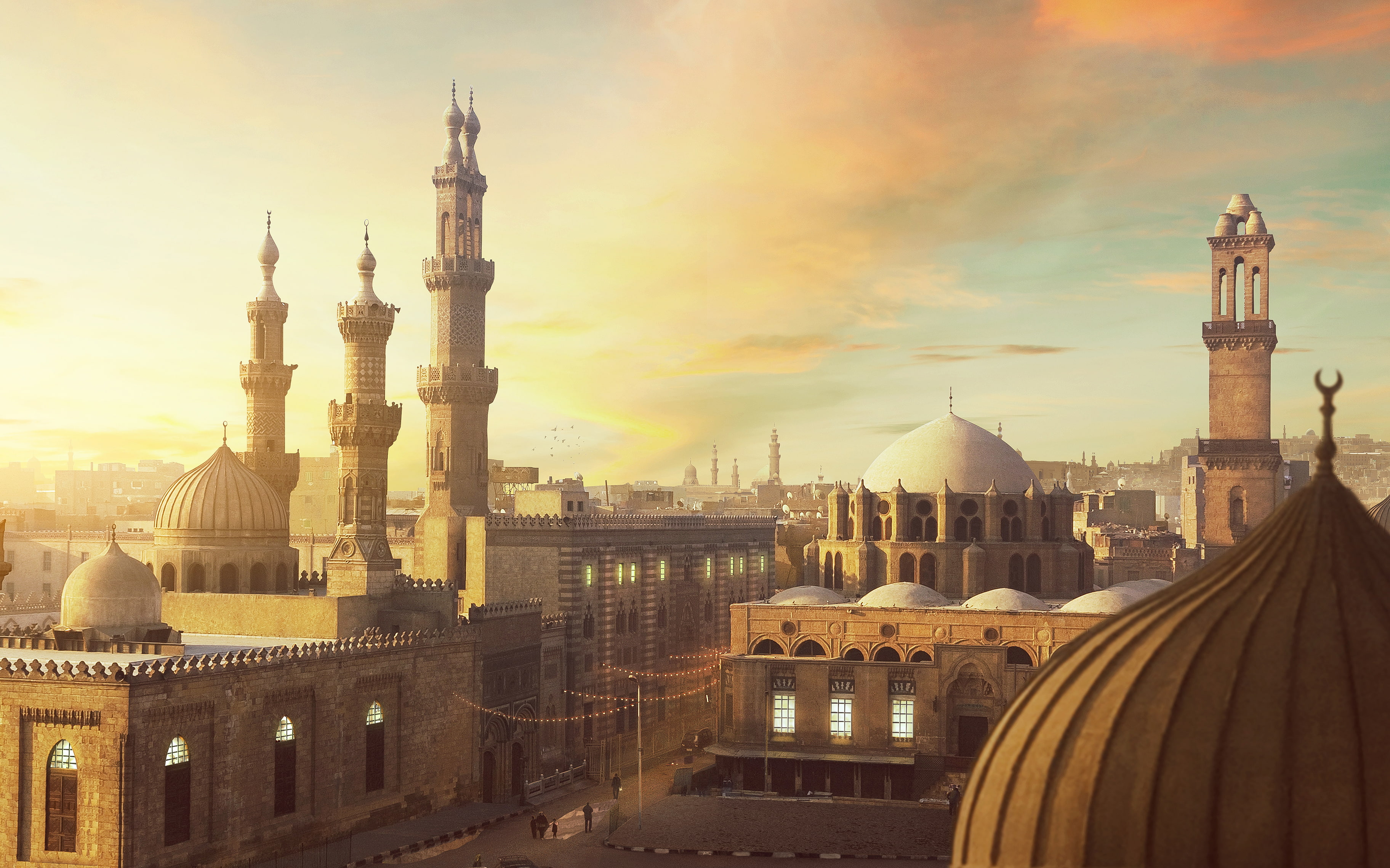 dome, sunset, tourism, k, architecture, outdoors, religion, city, building, no people, travel destinations, 2K, Egypt, cloud - sky, nature, built structure, HD Wallpaper