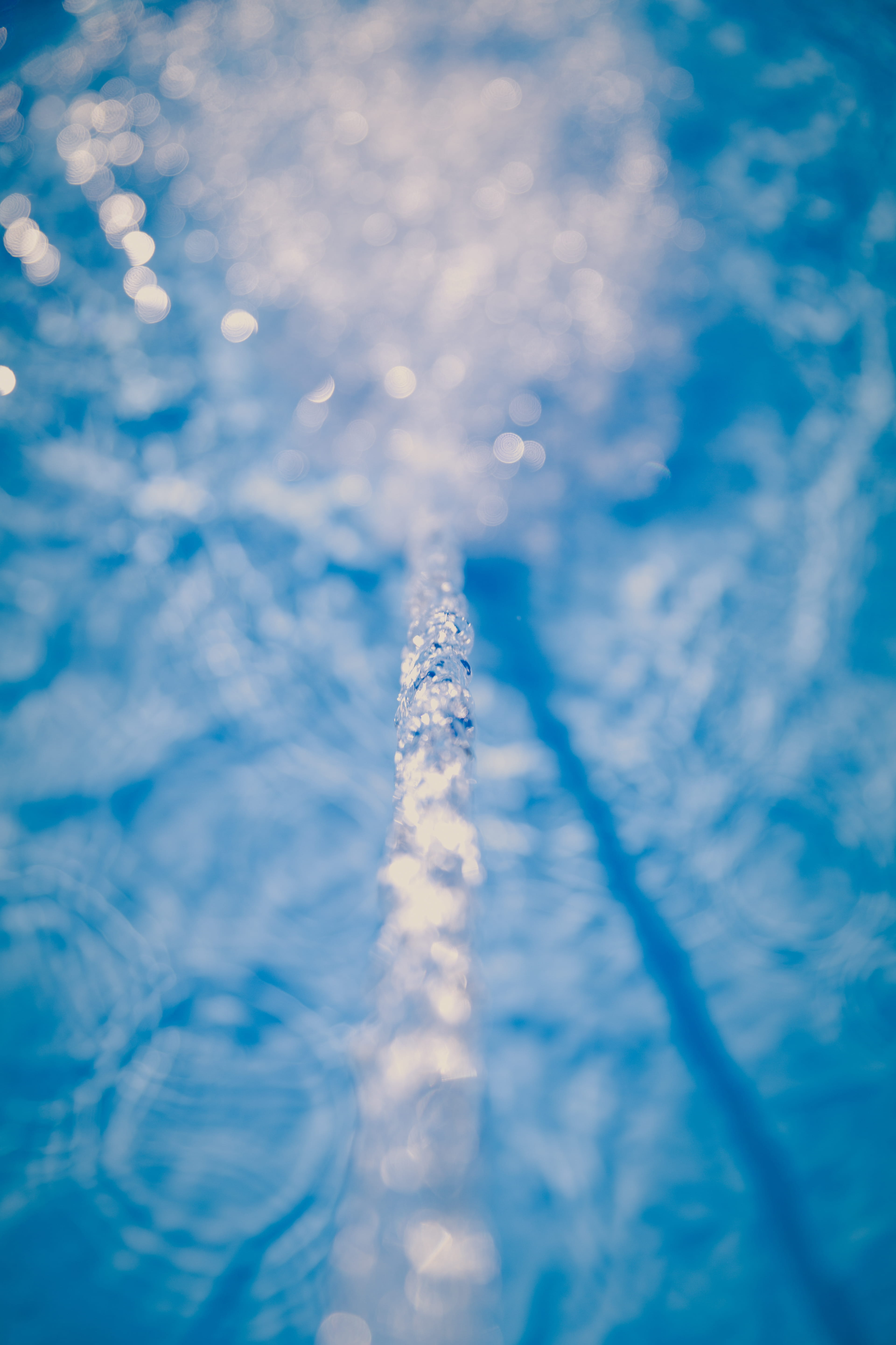 outdoors, drop, health, 5K, abstract, day, water, flowing, frozen, ice, cloud - sky, motion, purity, no people, snow, blue, body, flow, close-up, cleansing, Phone HD Wallpaper