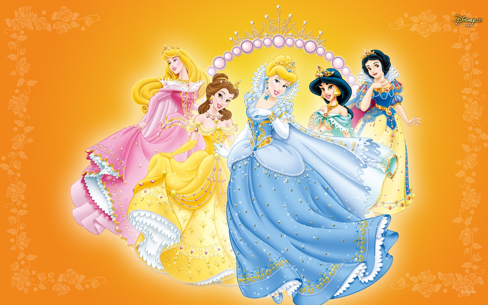 Princess, Disney, show, 720P, Dress, HD Wallpaper