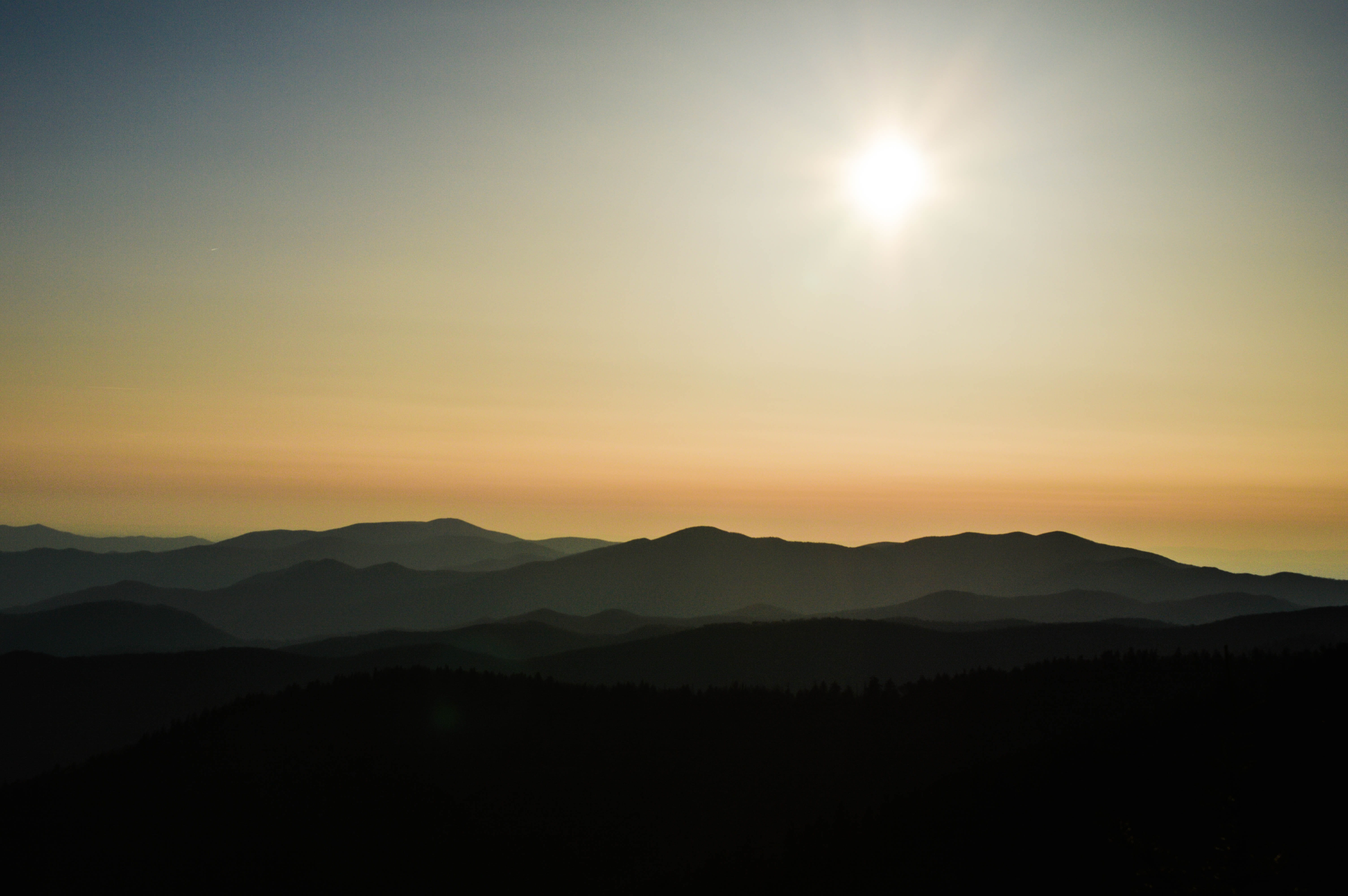 skyline, beauty in nature, outdoors, majestic, tranquility, mountain range, bright, march, mountain, non-urban scene, 5K, mountain view, sky, spring, scenics - nature, HD Wallpaper