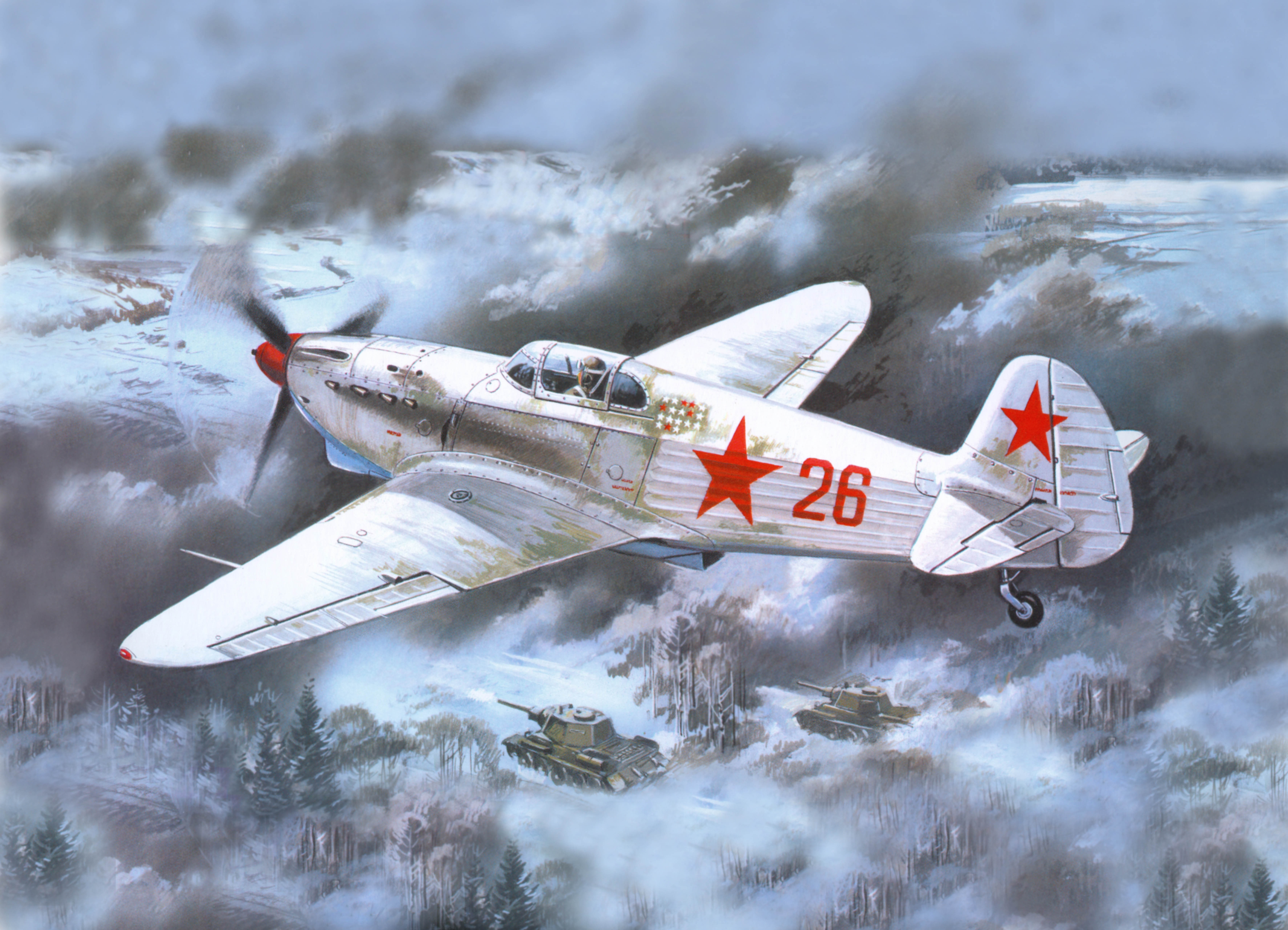 earth, transportation, water, nature, motion, 5K, flying, outdoors, day, single-engine, smoke, tanks, The Yak-3, travel, sovetkih, nautical vessel, HD Wallpaper