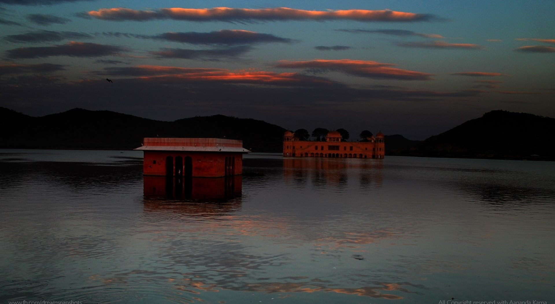 beautiful sunset, rajasthan, jal, architecture, aananda karna, dawn, amazing lake, beautiful india, beautiful sunrise, beautiful rajasthan, ii, India, sunrise, HD Wallpaper