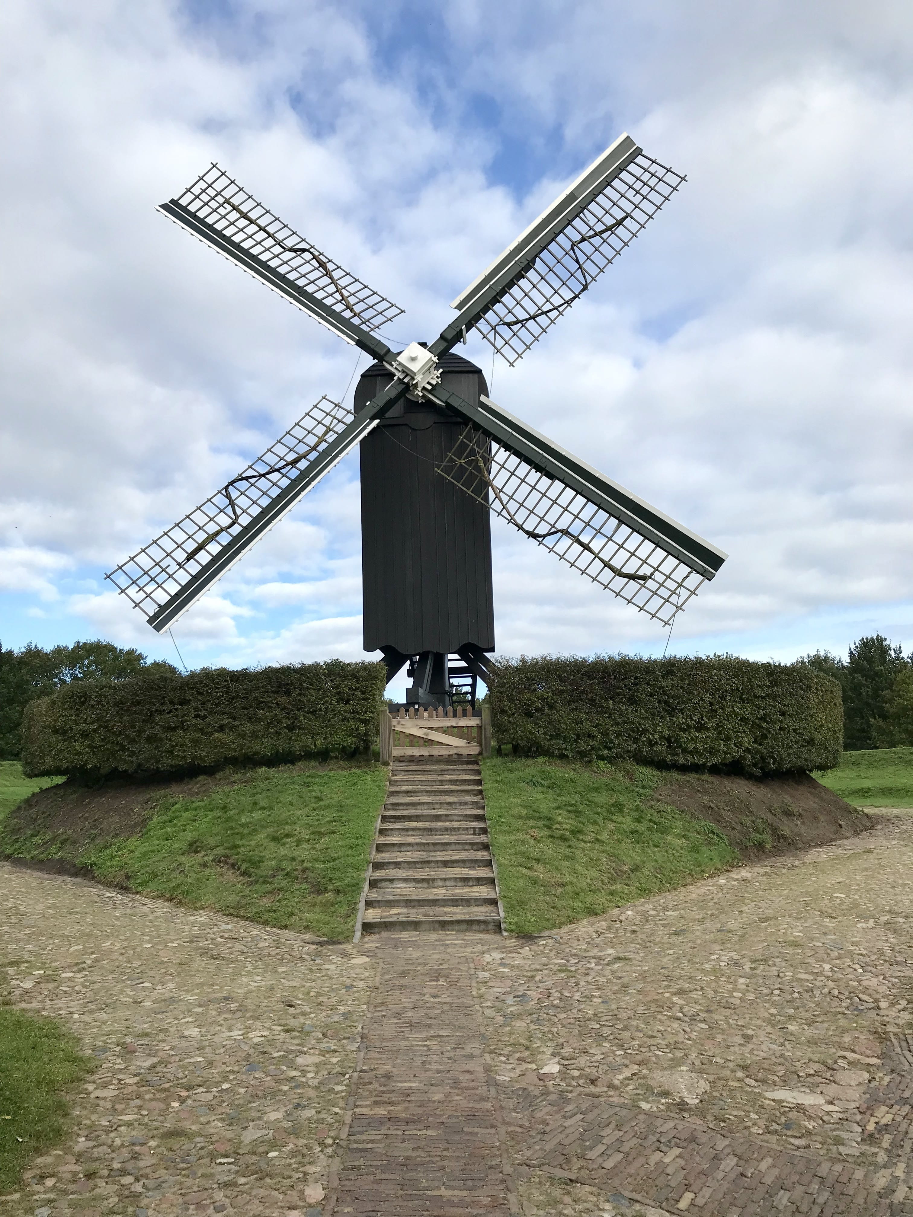 city, bourtange, renewable energy, wind turbine, 1742, rural scene, grass, netherlands, no people, historic, restored, groningen, windmill, wind power, Phone HD Wallpaper