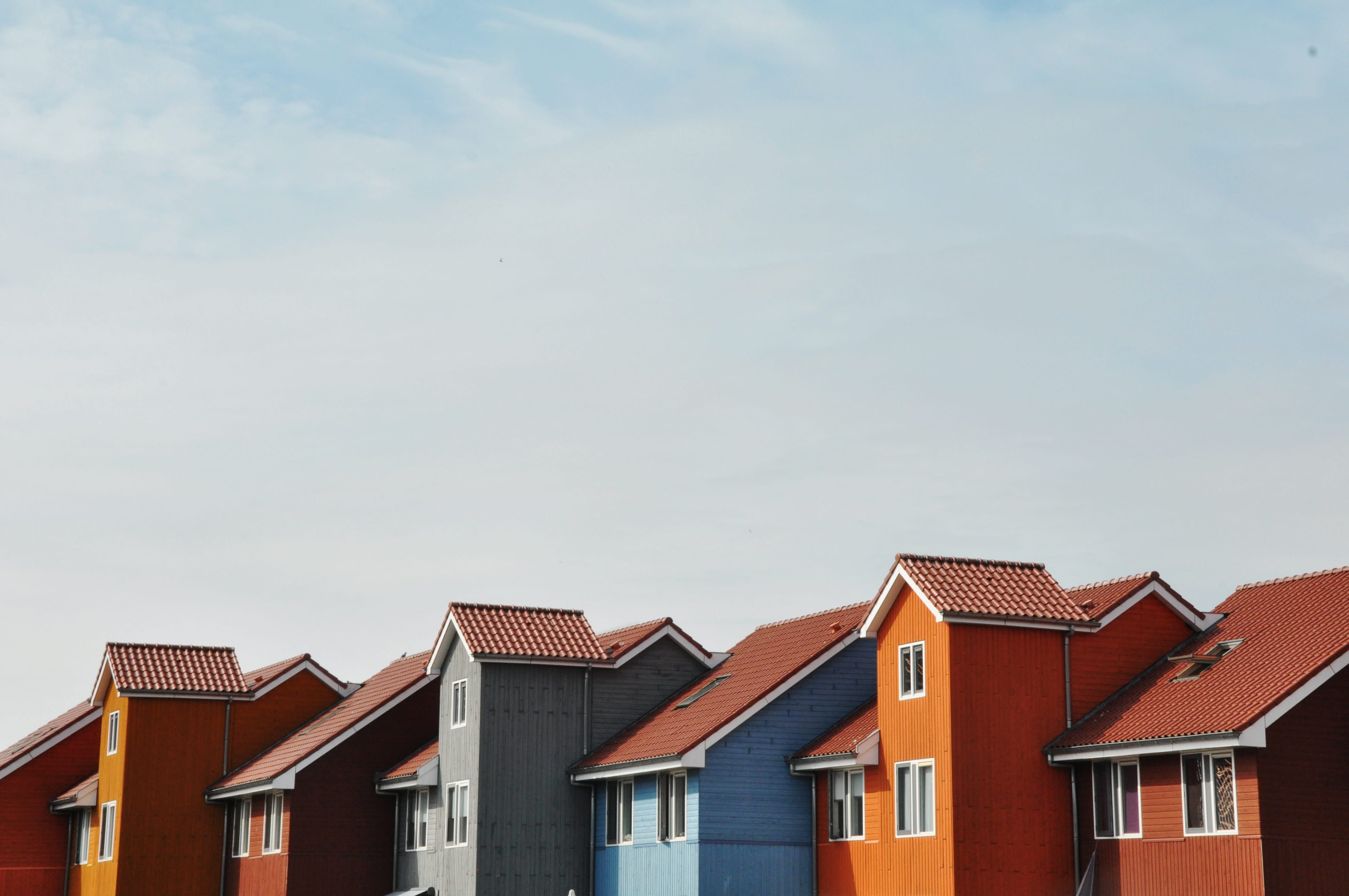 outdoors, groningen, built structure, sky, architecture, port, reitdiephaven, city, window, building exterior, roof, no people, the netherlands, cloud - sky, HD Wallpaper