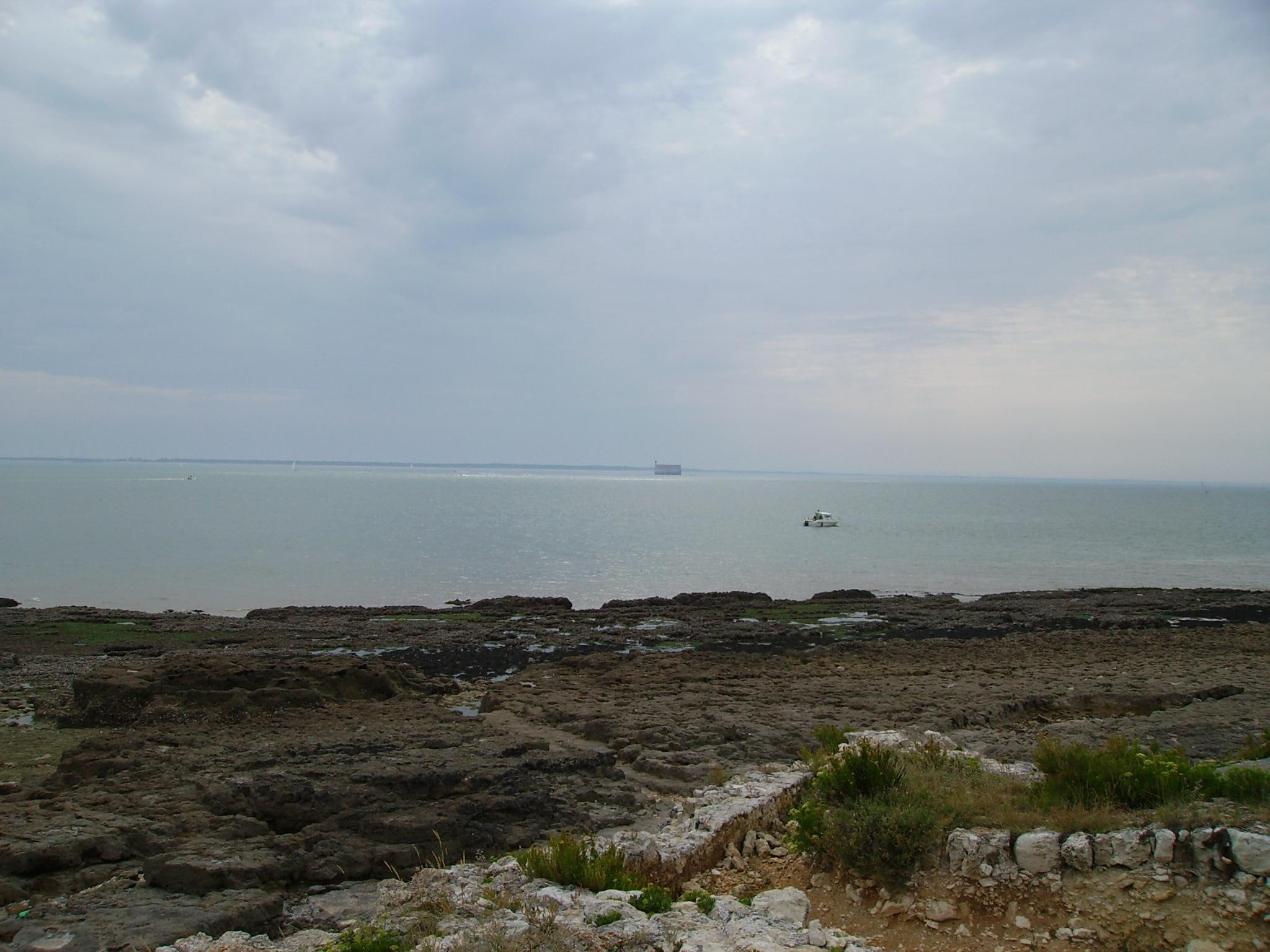 ile, nature and landscapes, d, grass, green, nature, oceans, aix, fort boyard, 1080P, HD Wallpaper