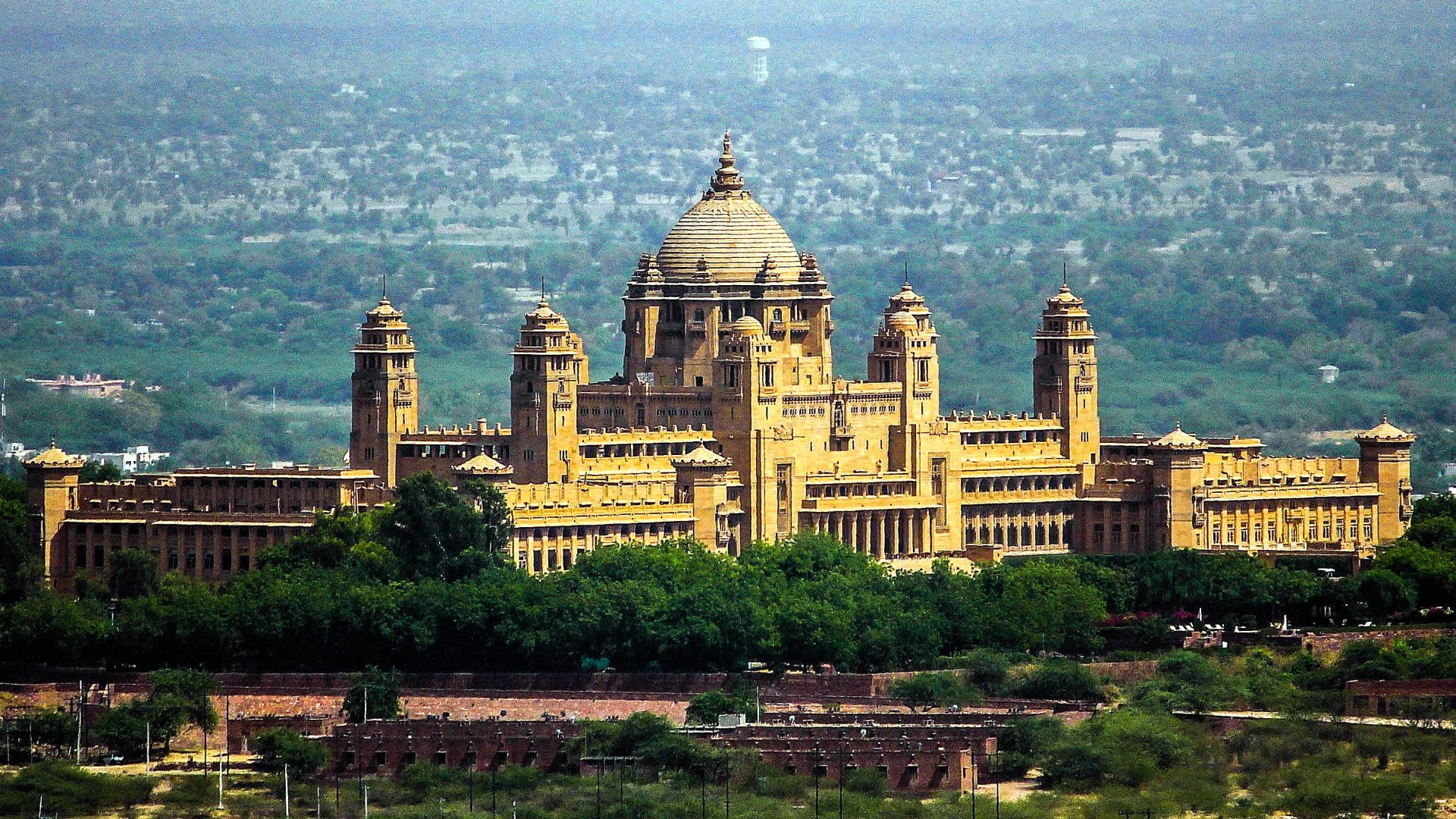 1080P, umaid bhawan palace, HD Wallpaper