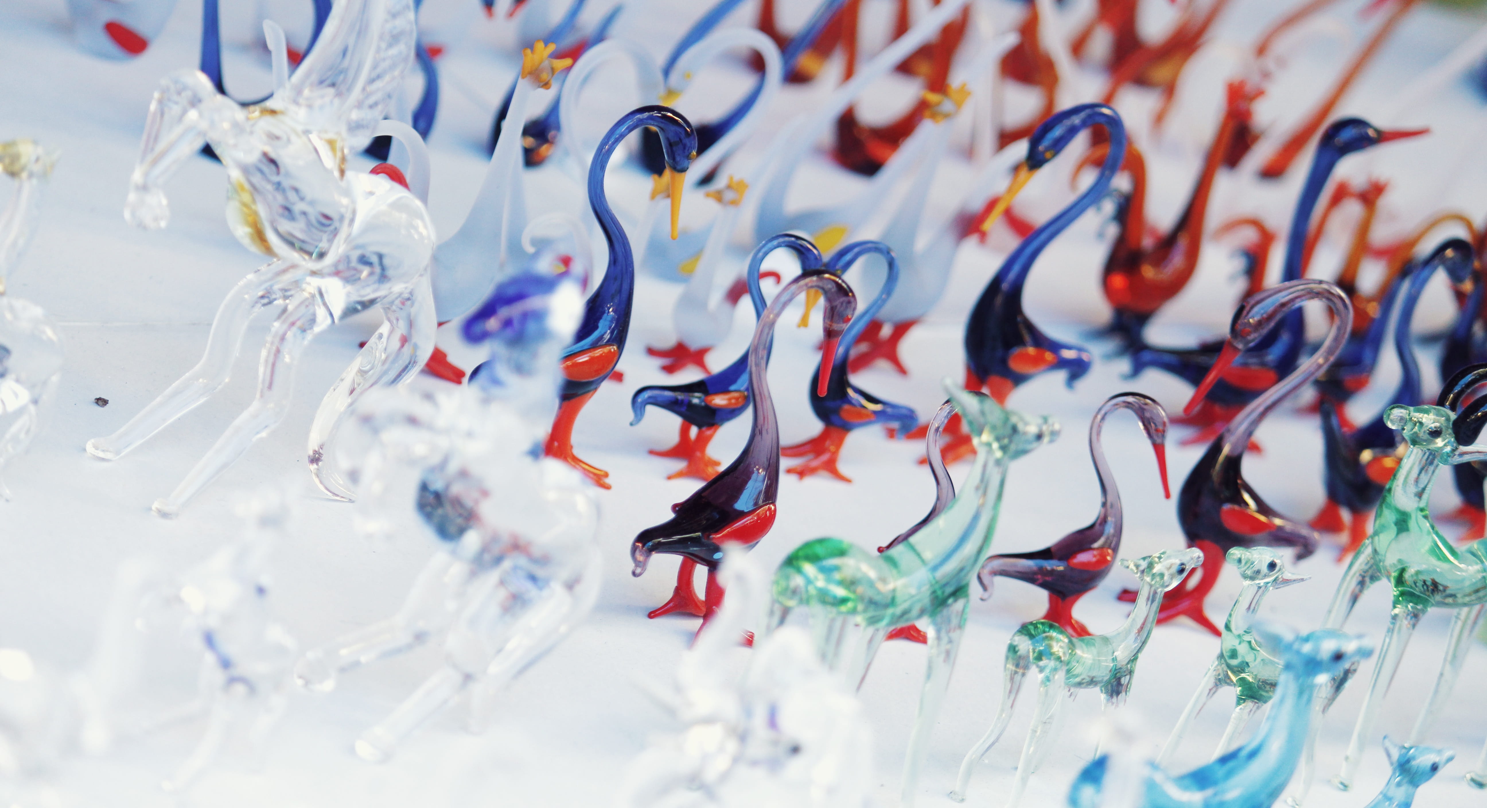 ice, figurine, no people, animal themes, hyderabad, christmas, outdoors, nature, 5K, paper, large group of objects, glass, vertebrate, animal, art and craft, HD Wallpaper