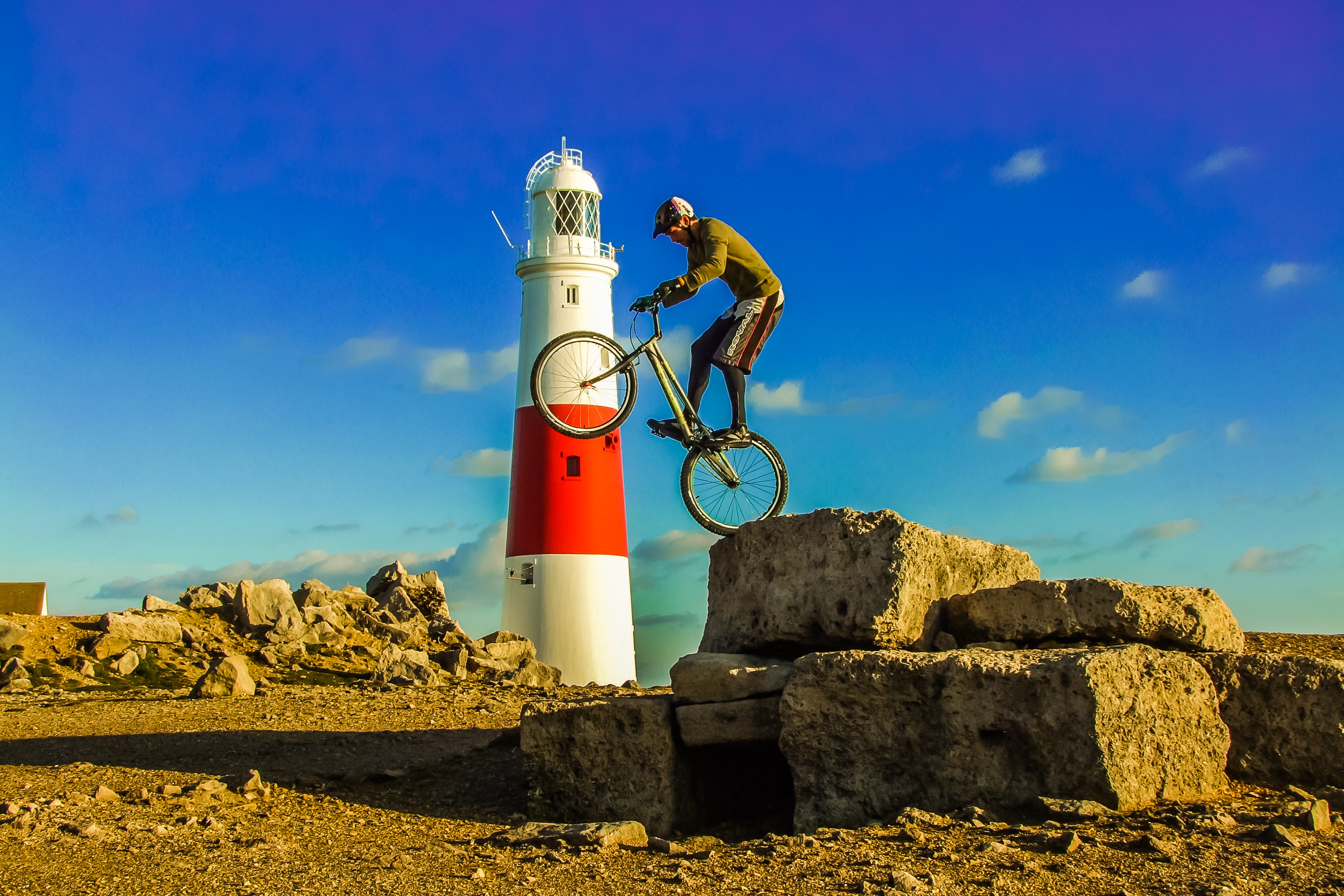 protection, sunlight, ocean, round, guidance, safety, security, daytime, beach, portland, solid, nature, lighthouse, sea, day, outdoors, sky, built structure, HD Wallpaper