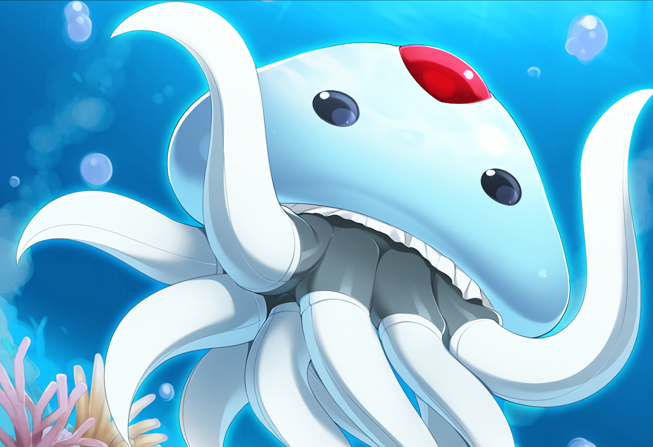 rage of bahamut, octopus, Games, 2K, HD Wallpaper
