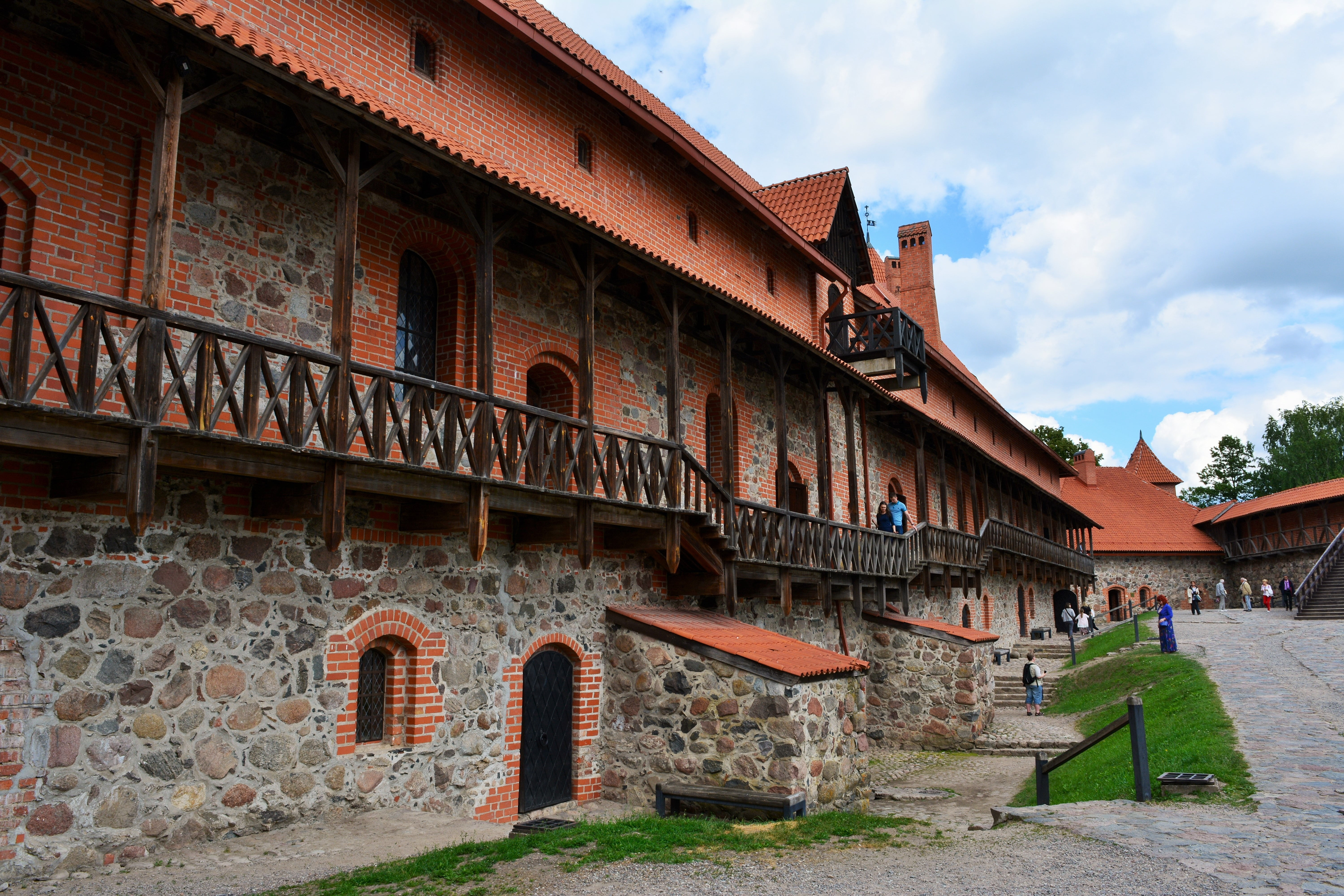 historic, window, medieval, galve, low angle view, no people, building exterior, nature, tourism, 5K, staircase, sky, old, railing, steps and staircases, HD Wallpaper