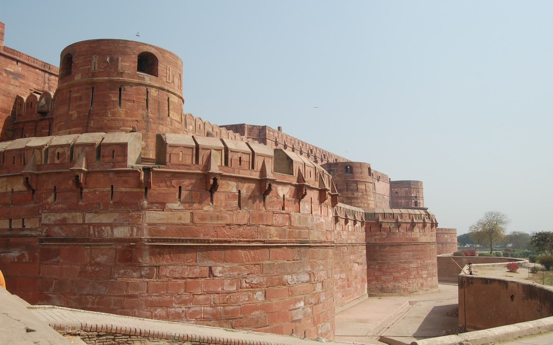 1080P, agra fort, HD Wallpaper