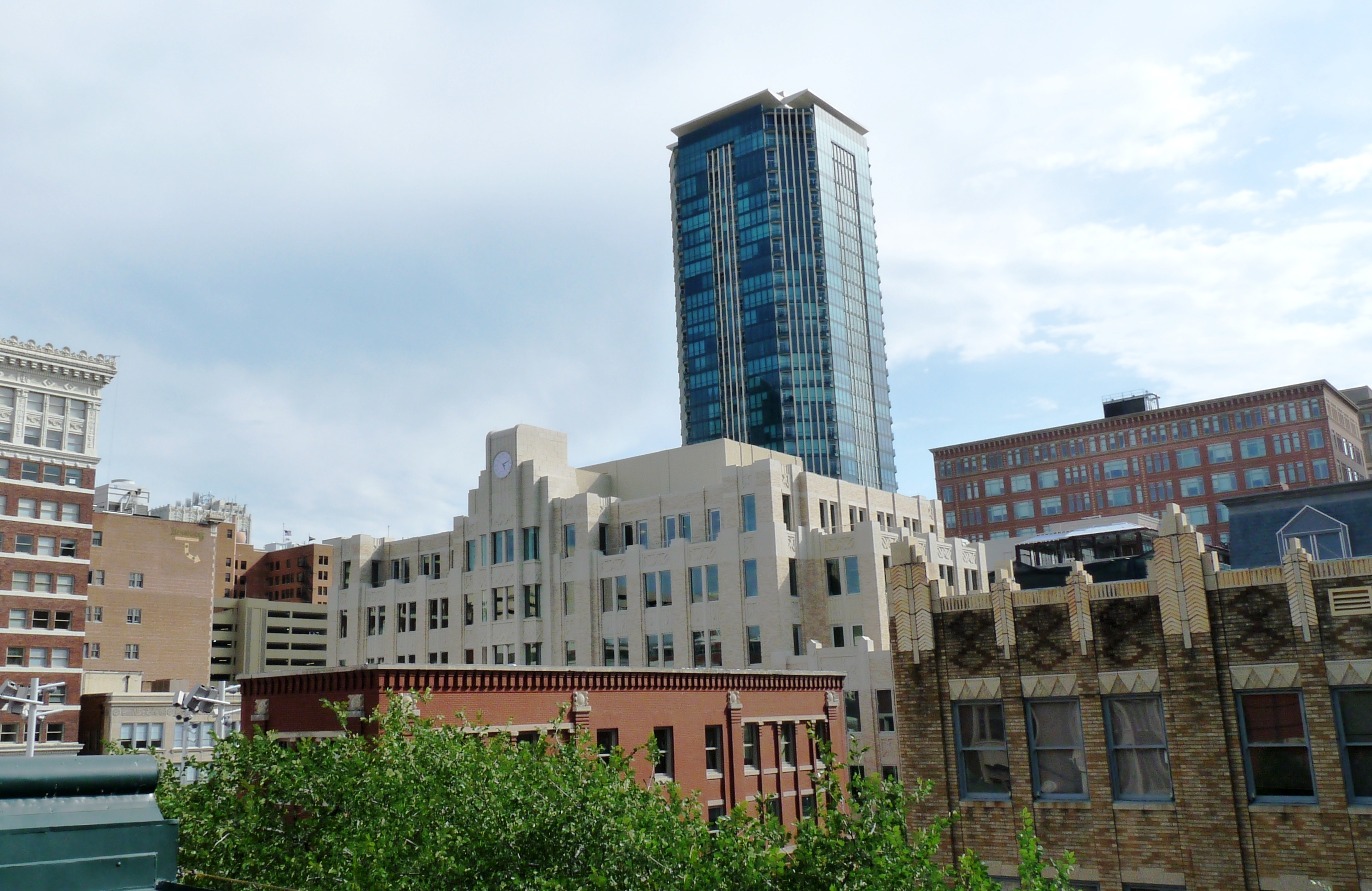 skyscrapers, fort worth, old building, housing development, office building exterior, nature, outdoors, building, modern, tall - high, low angle view, window, HD Wallpaper