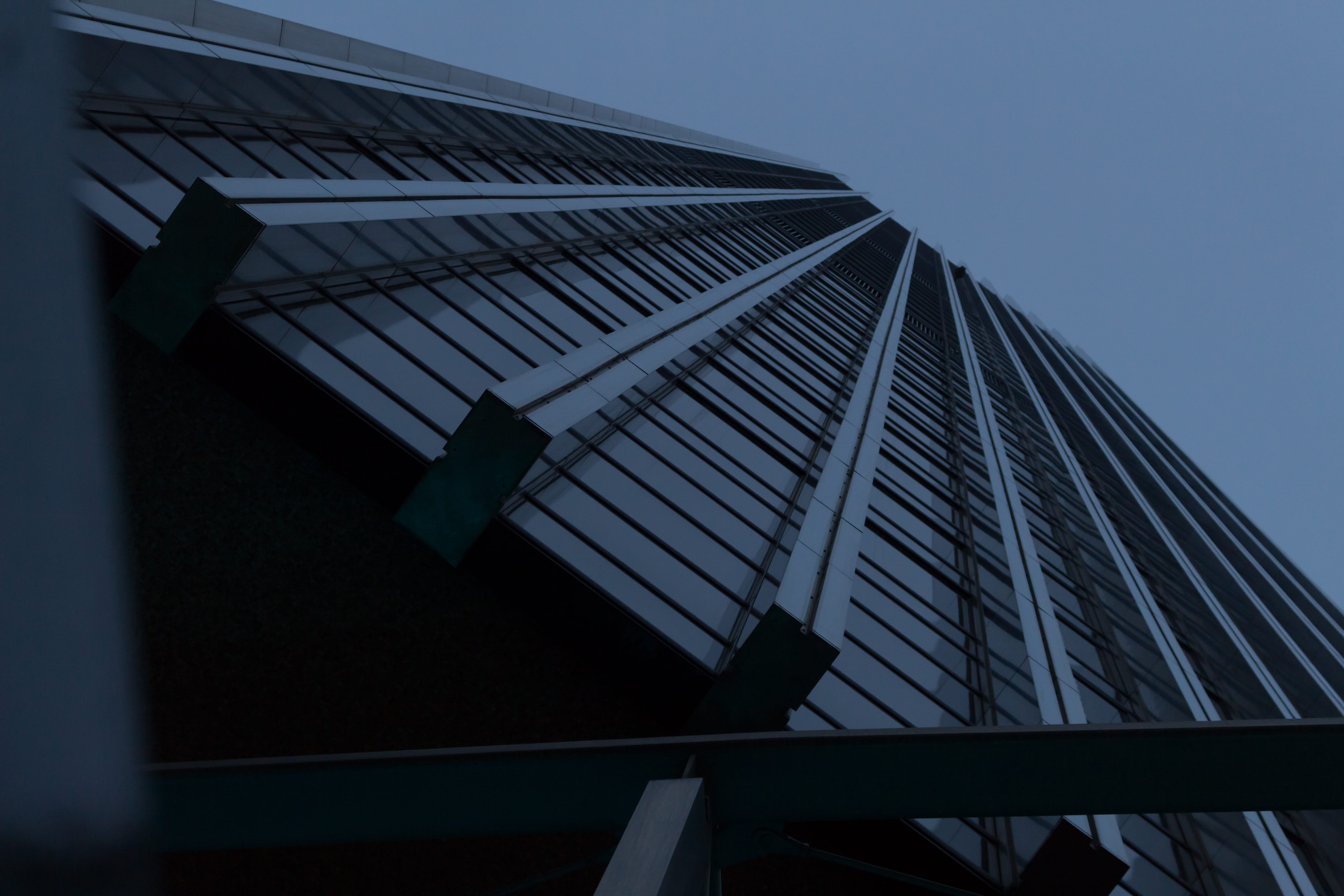 urban, city, low angle view, cityscape, office, tall, photography, office building exterior, angle, g, dark, directly below, buildin, futuristic, metal, HD Wallpaper