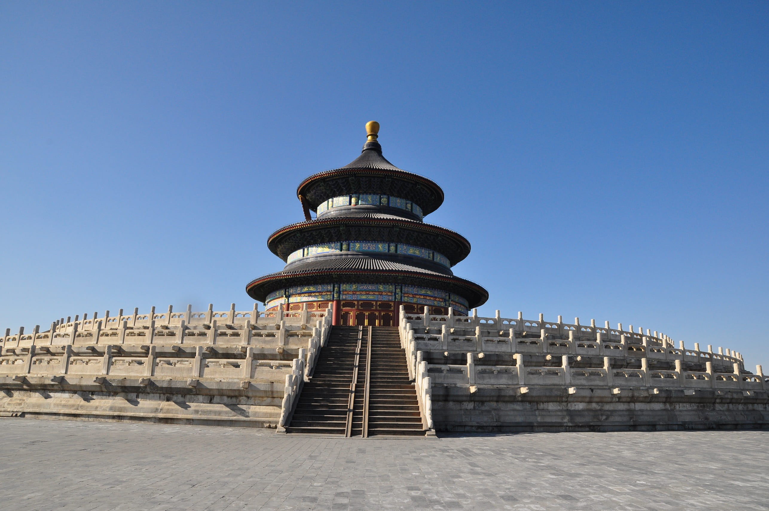 dome, 2K, classical style, Temple Of Heaven, outdoors, day, no people, clear sky, building exterior, city, built structure, Beijing, ancient, China, building, HD Wallpaper