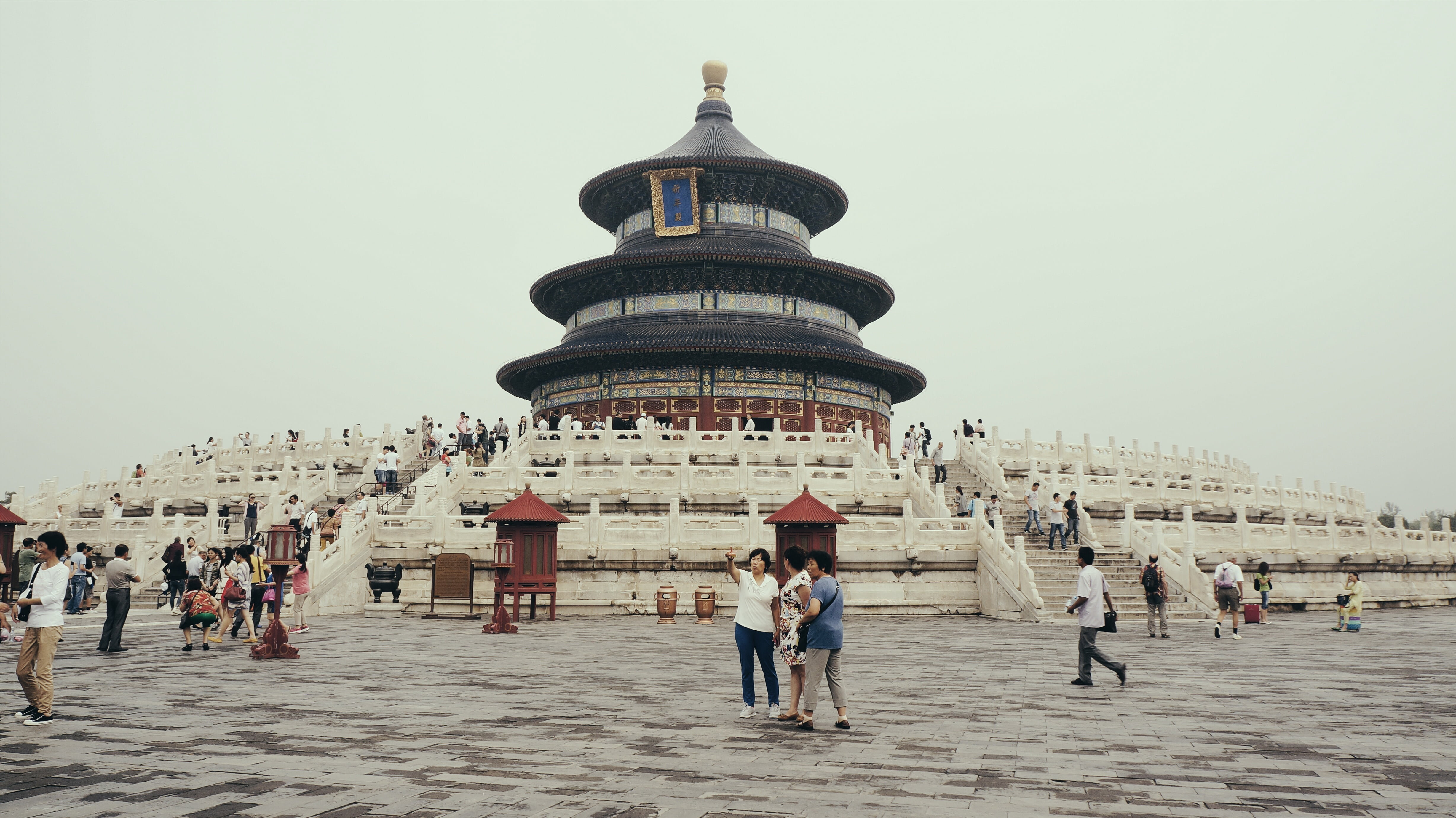 china, large group of people, historic place, building exterior, group of people, built structure, real people, asia, architecture, building, tourist, ancient civilization, HD Wallpaper