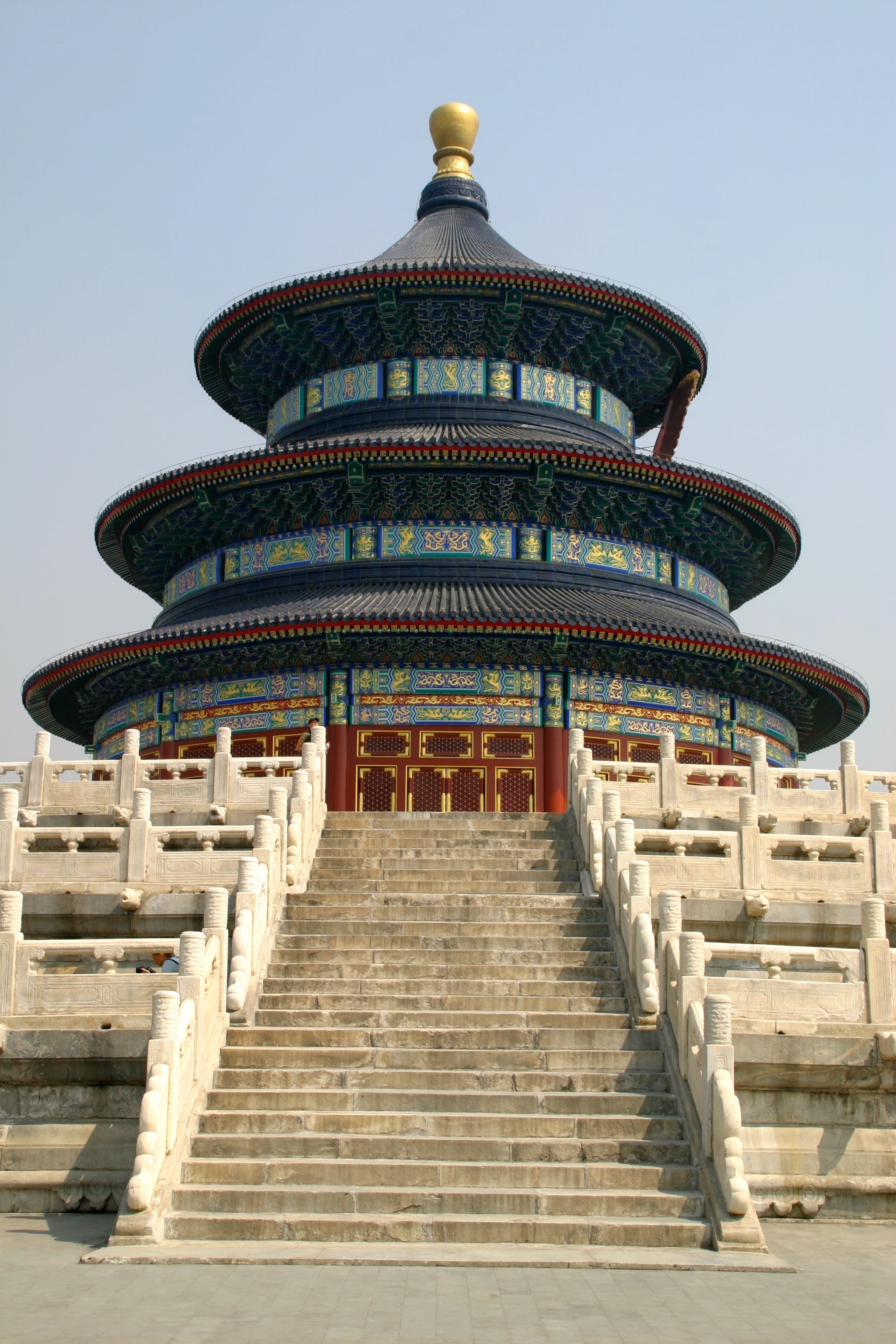 staircase, ancient, traditionally, ornate, steps, building, travel, outdoors, building exterior, the past, peace stamp, clear sky, china - East Asia, temple - Building, Phone HD Wallpaper