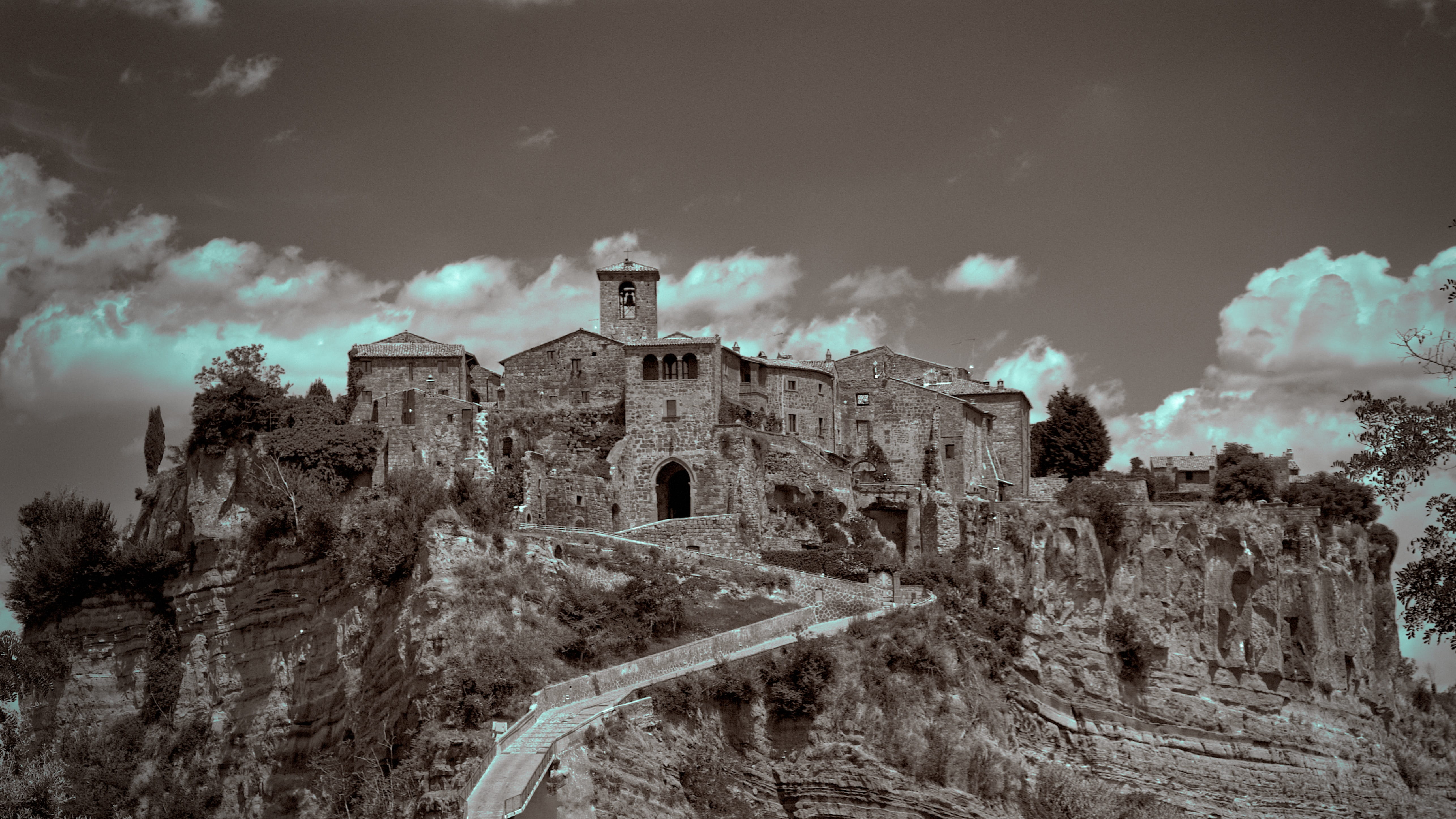 facade, monument, ancient civilization, tourism, nature, low angle view, travel destinations, history, summer, europe, nice, outdoors, ruined, old, perspective, HD Wallpaper