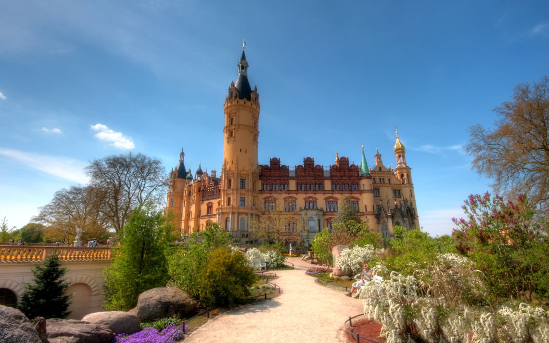 1080P, Schwerin Palace, Palaces, HD Wallpaper