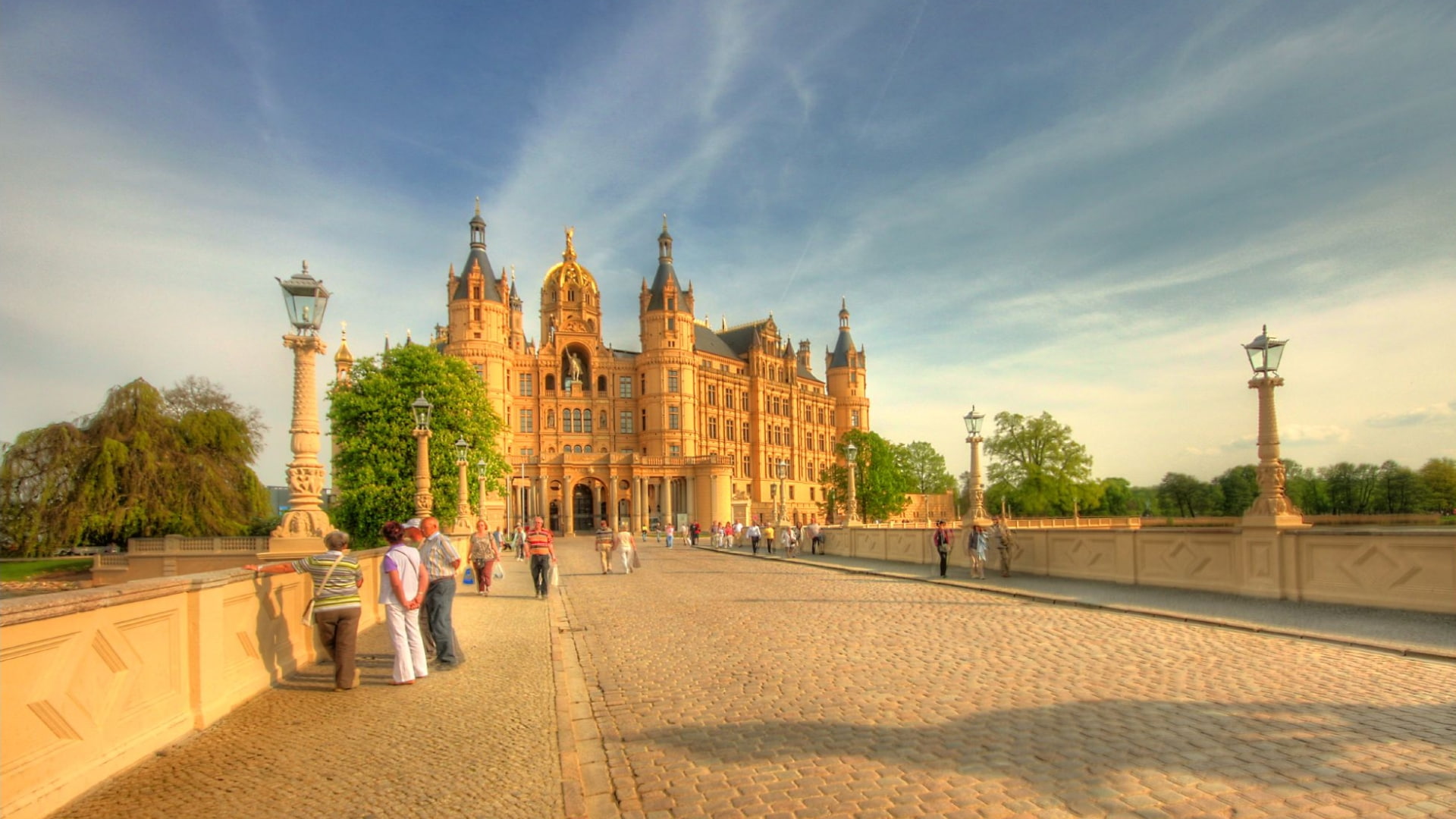1080P, Schwerin Palace, Palaces, HD Wallpaper